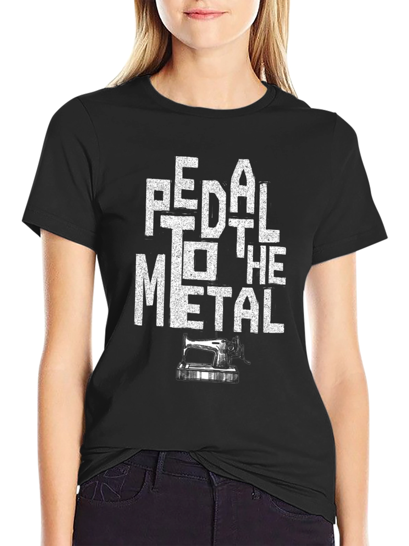 Pedal to the Metal Graphic Tee - Black Cotton
