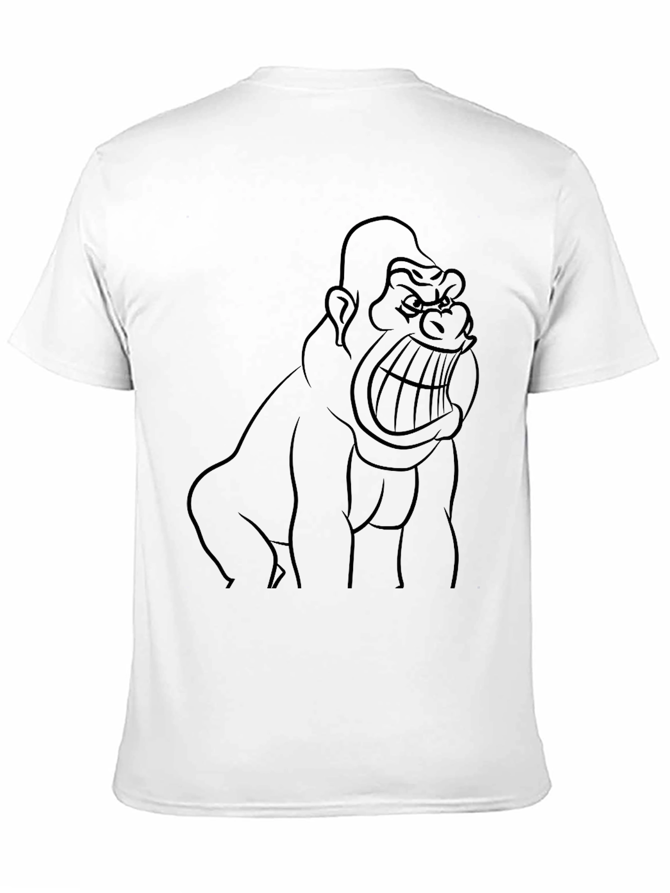 Gorilla Graphic Black T-Shirt - Fierce Style!