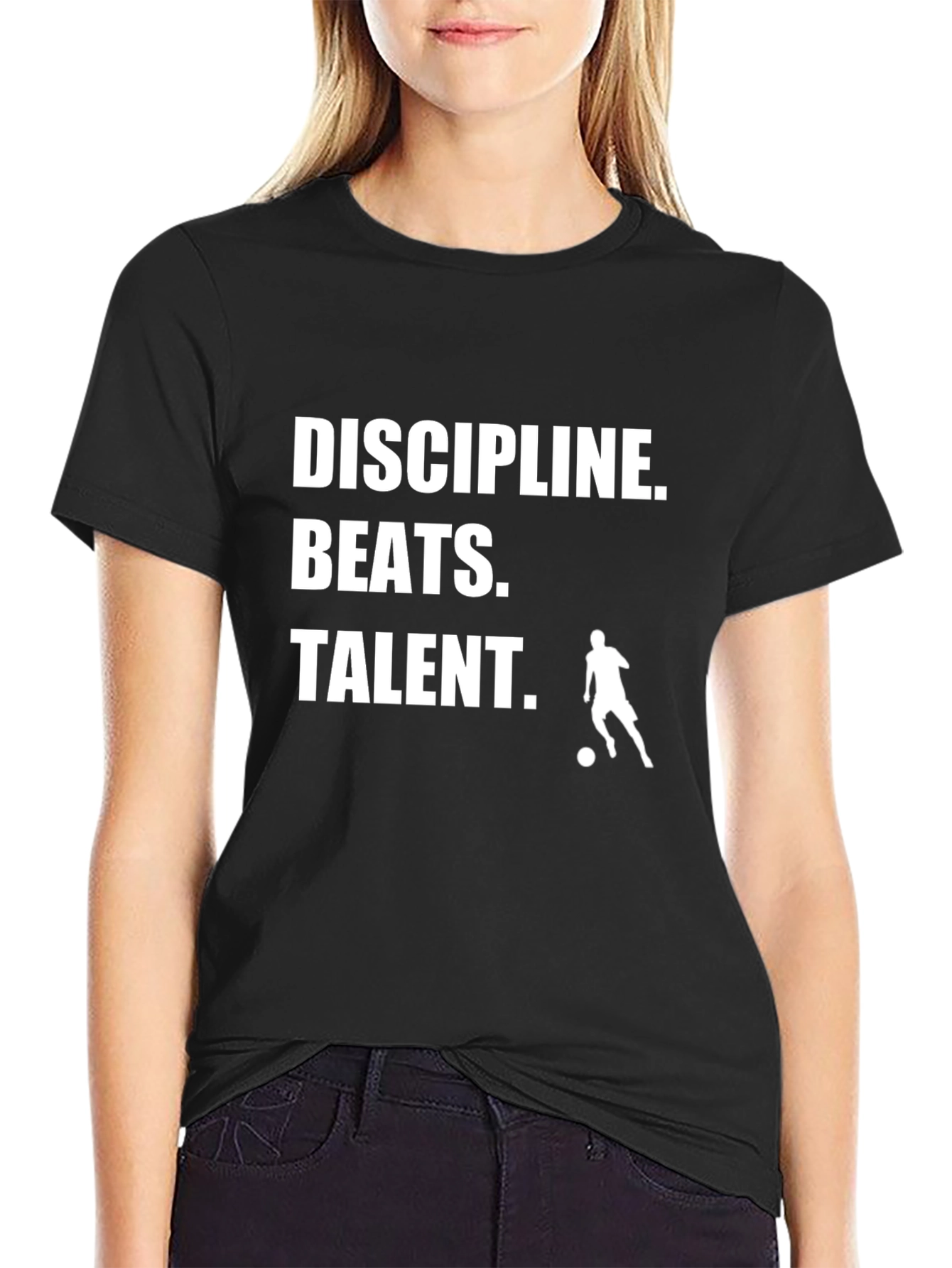 Discipline Beats Talent Graphic T-Shirt