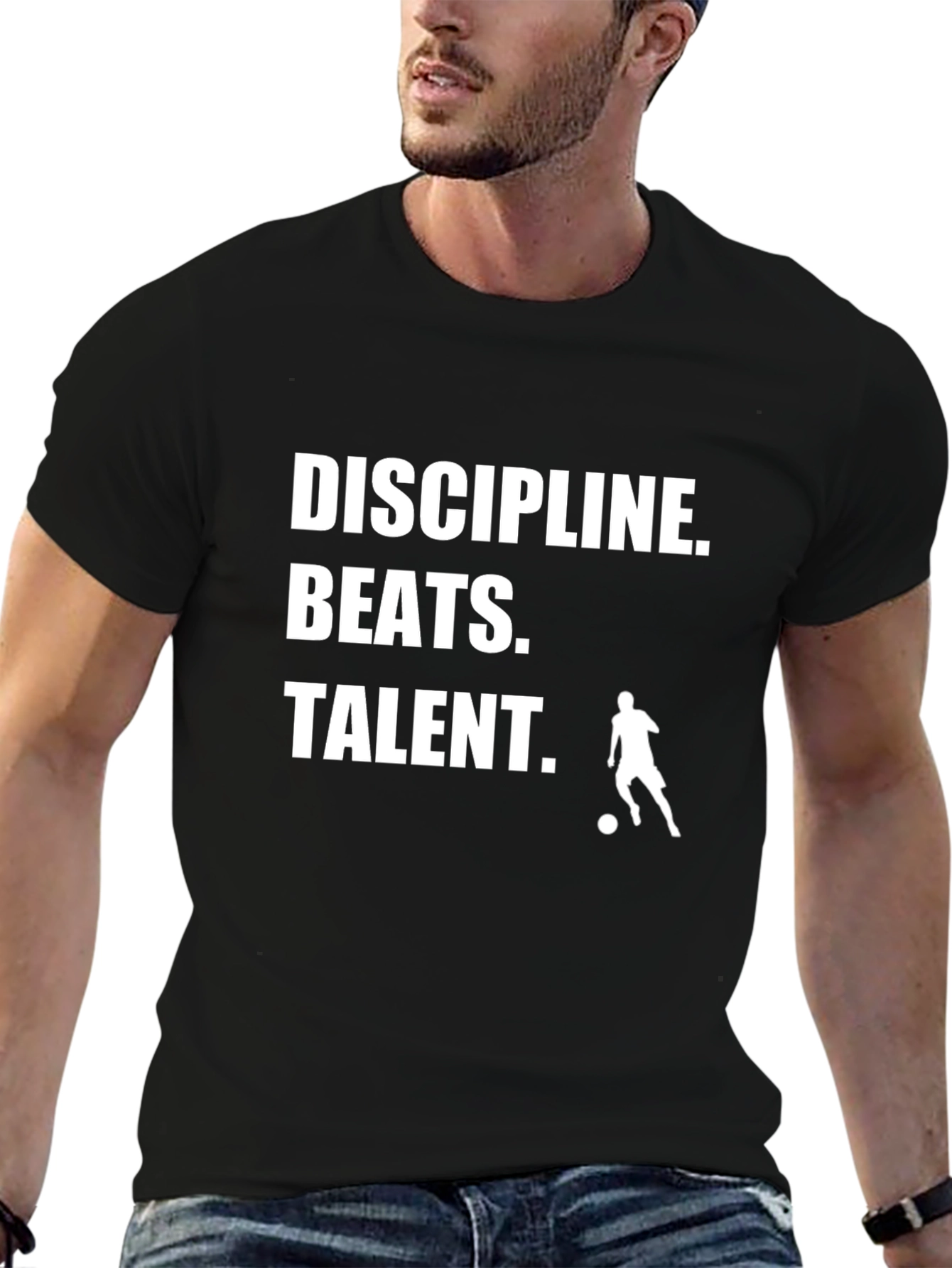 Discipline Beats Talent Graphic T-Shirt