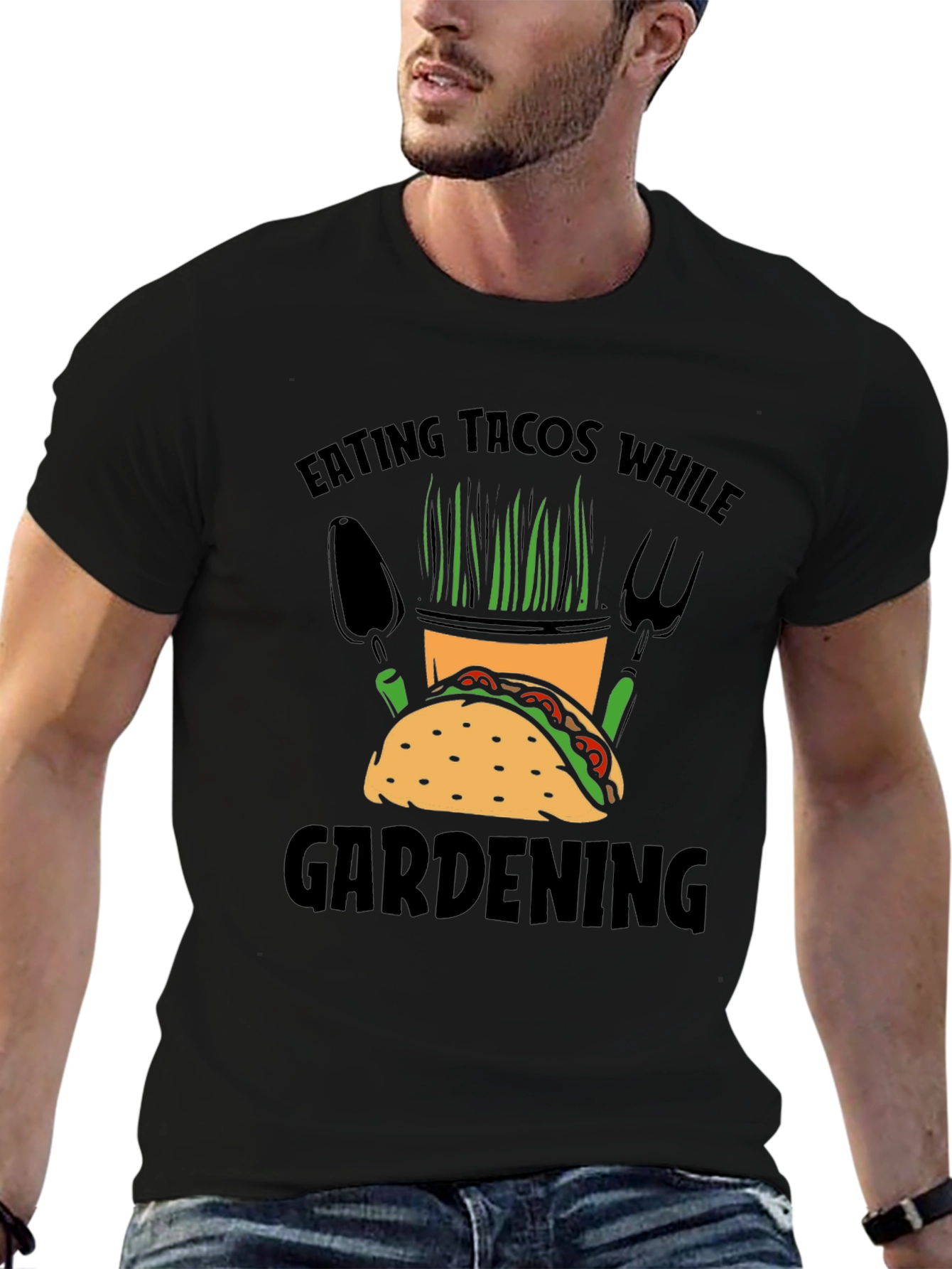 Eat Tacos While Gardening T-Shirt
