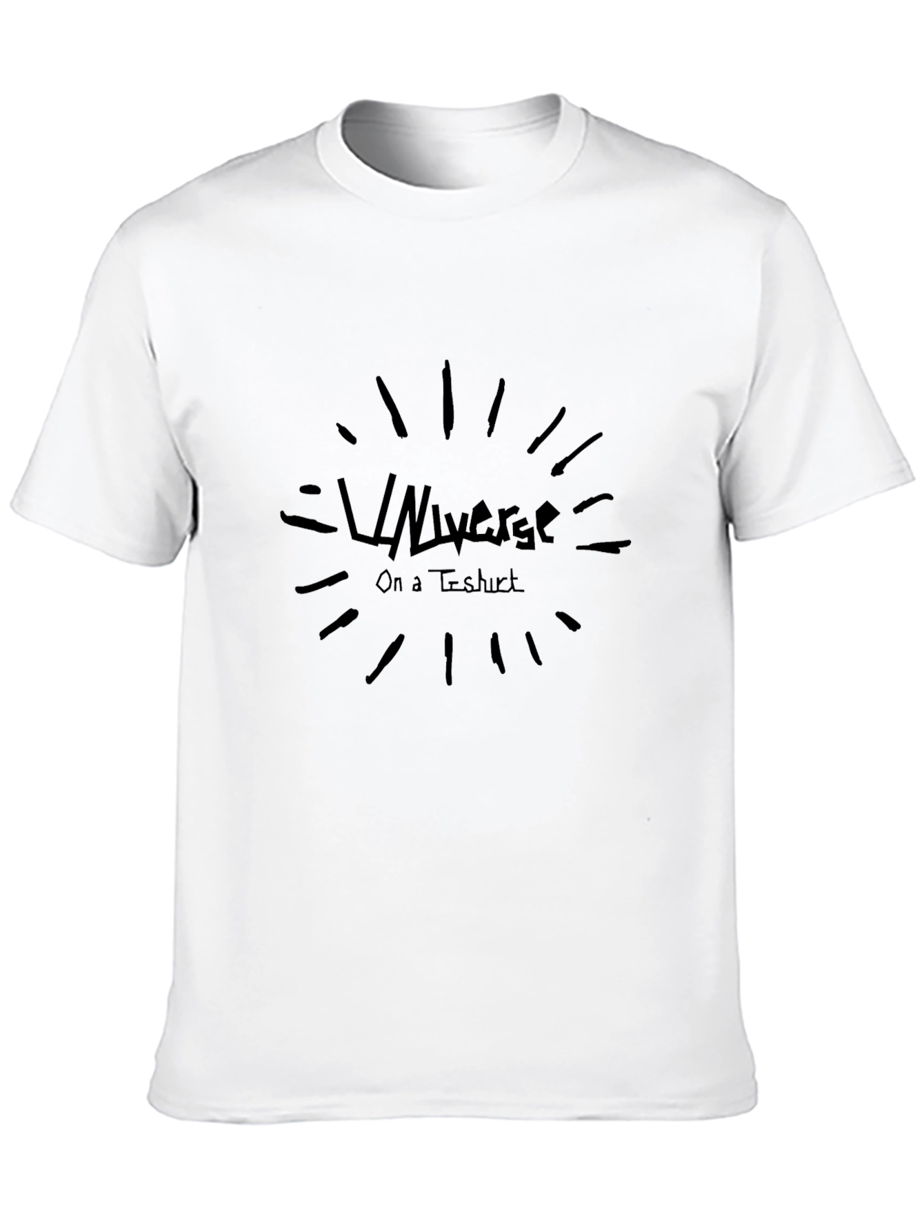 Universe On A T-Shirt - Mens Black Graphic Tee