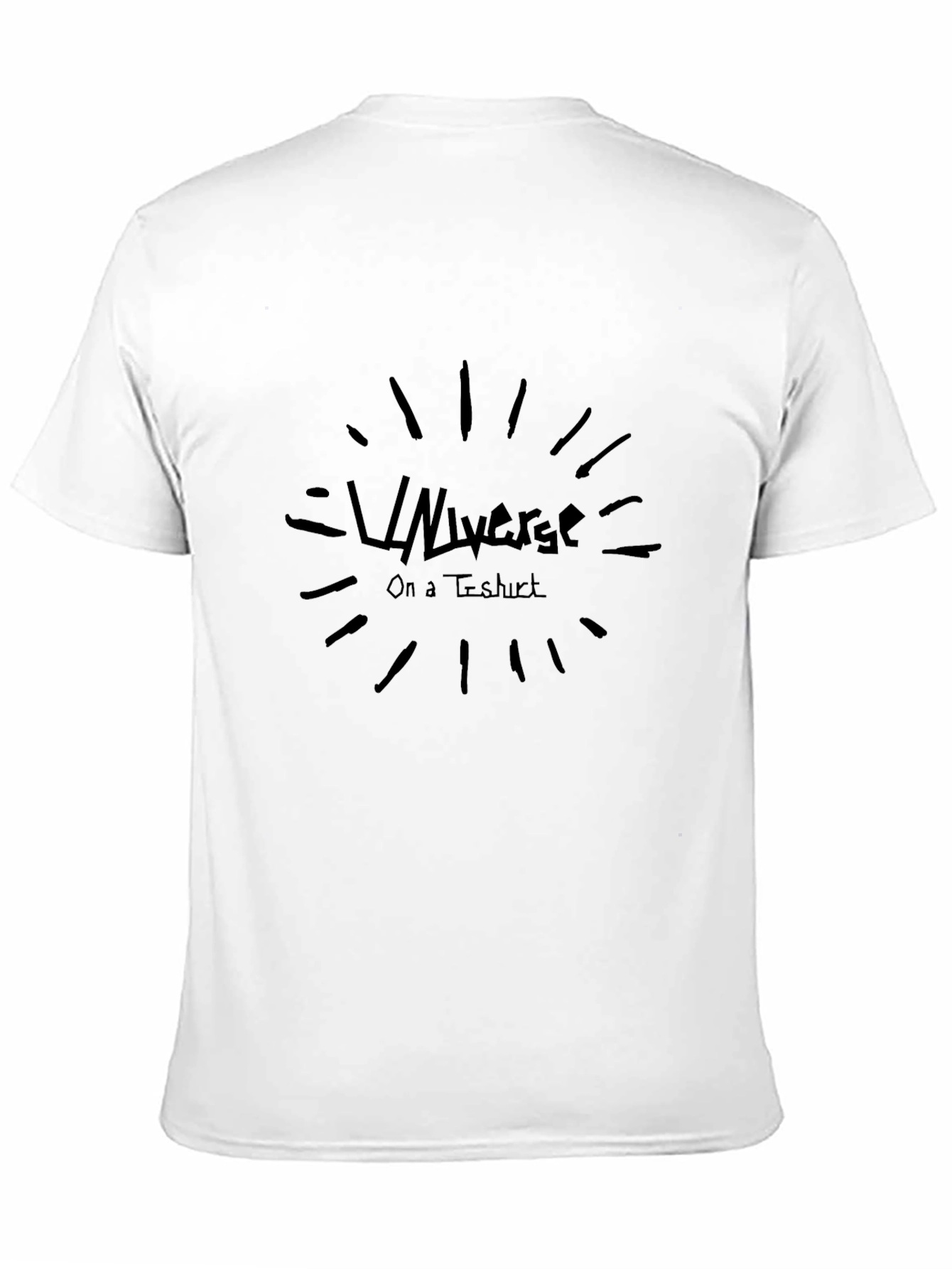 Universe On A T-Shirt - Mens Black Graphic Tee