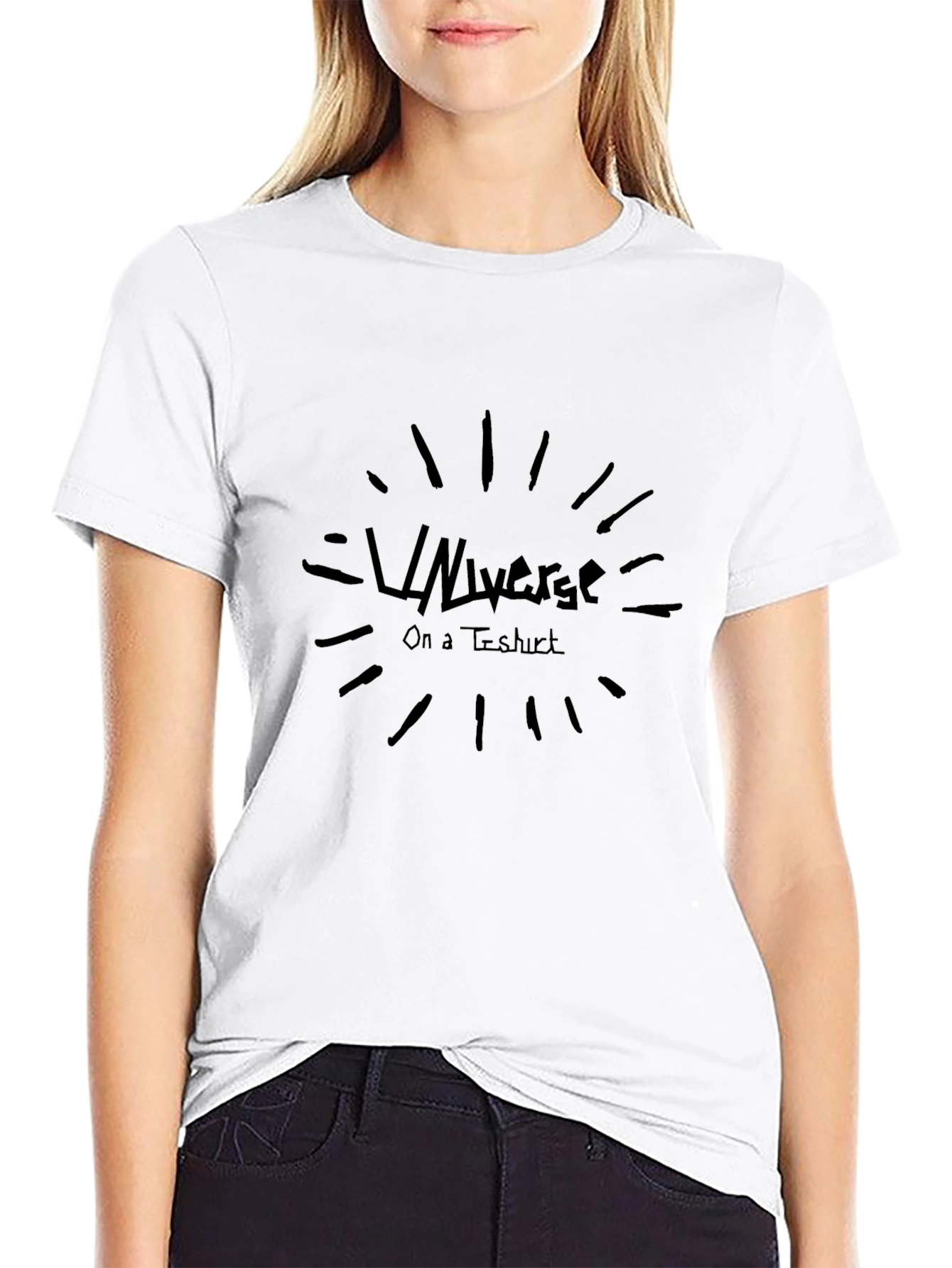 Universe On A T-Shirt - Mens Black Graphic Tee