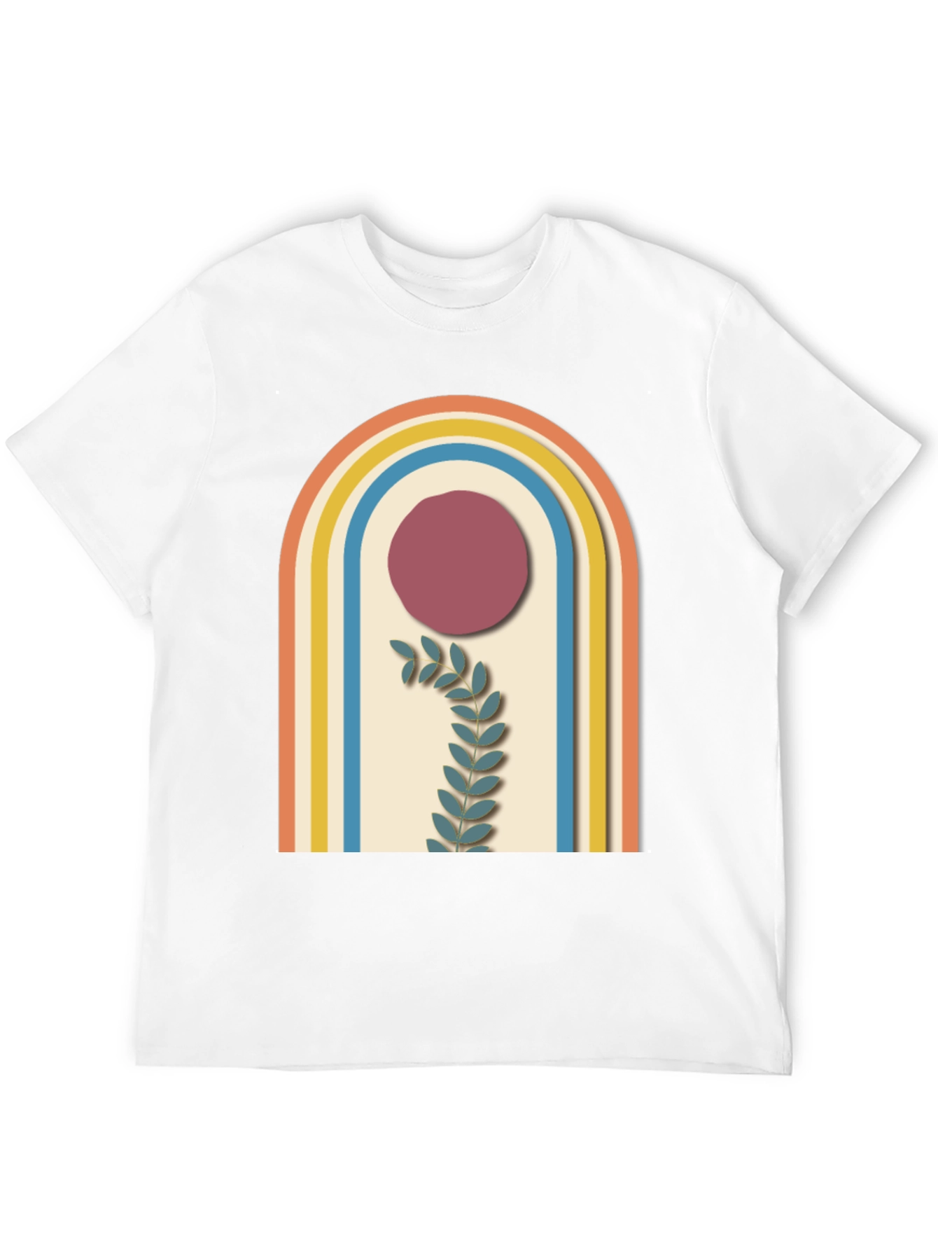 Retro Arch Graphic Tee - Stylish Casual Comfort