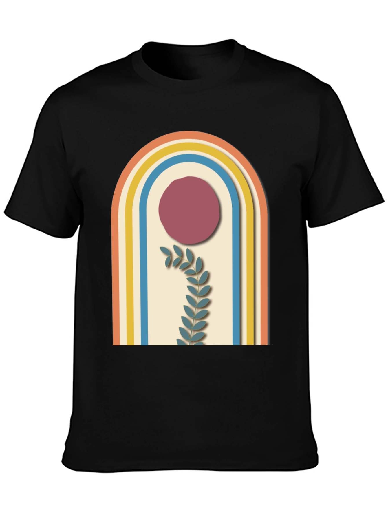 Retro Arch Graphic Tee - Stylish Casual Comfort