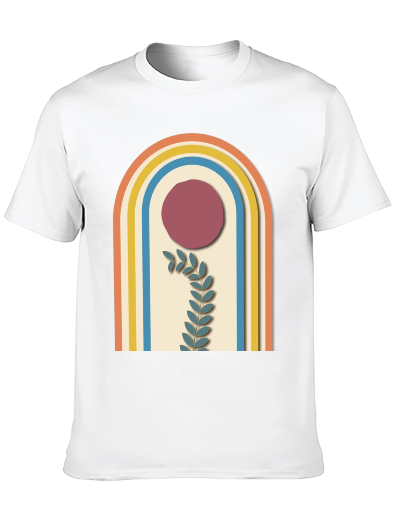Retro Arch Graphic Tee - Stylish Casual Comfort