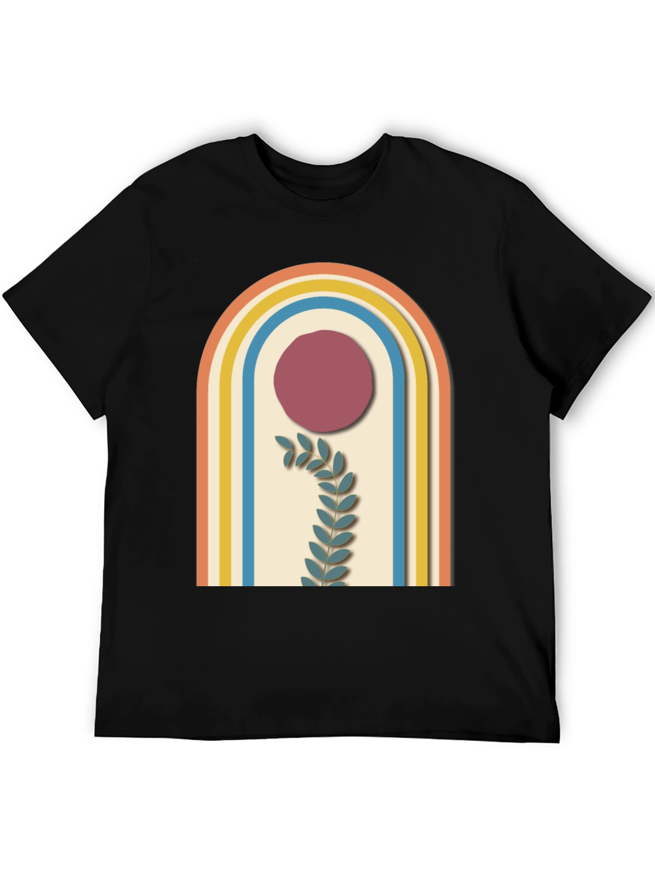 Retro Arch Graphic Tee - Stylish Casual Comfort