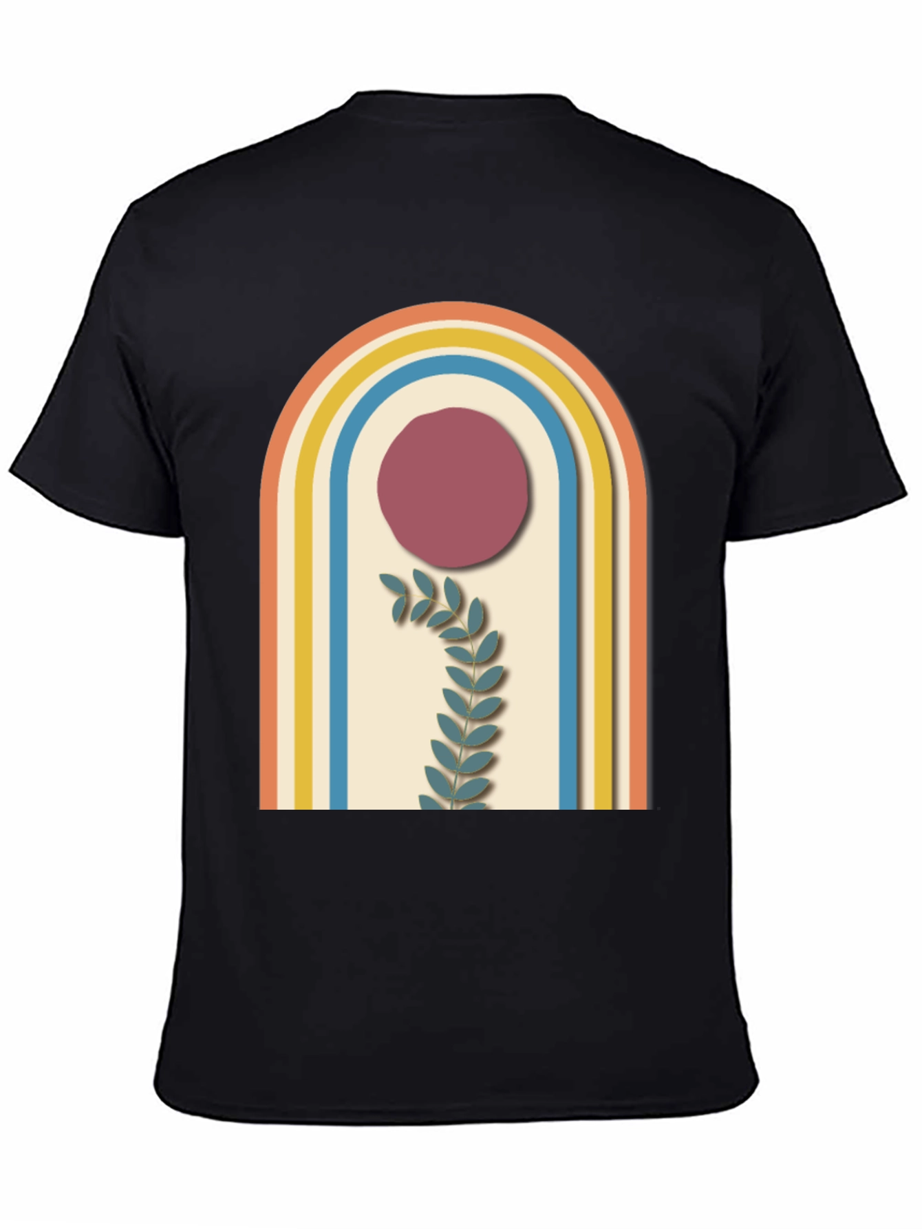 Retro Arch Graphic Tee - Stylish Casual Comfort