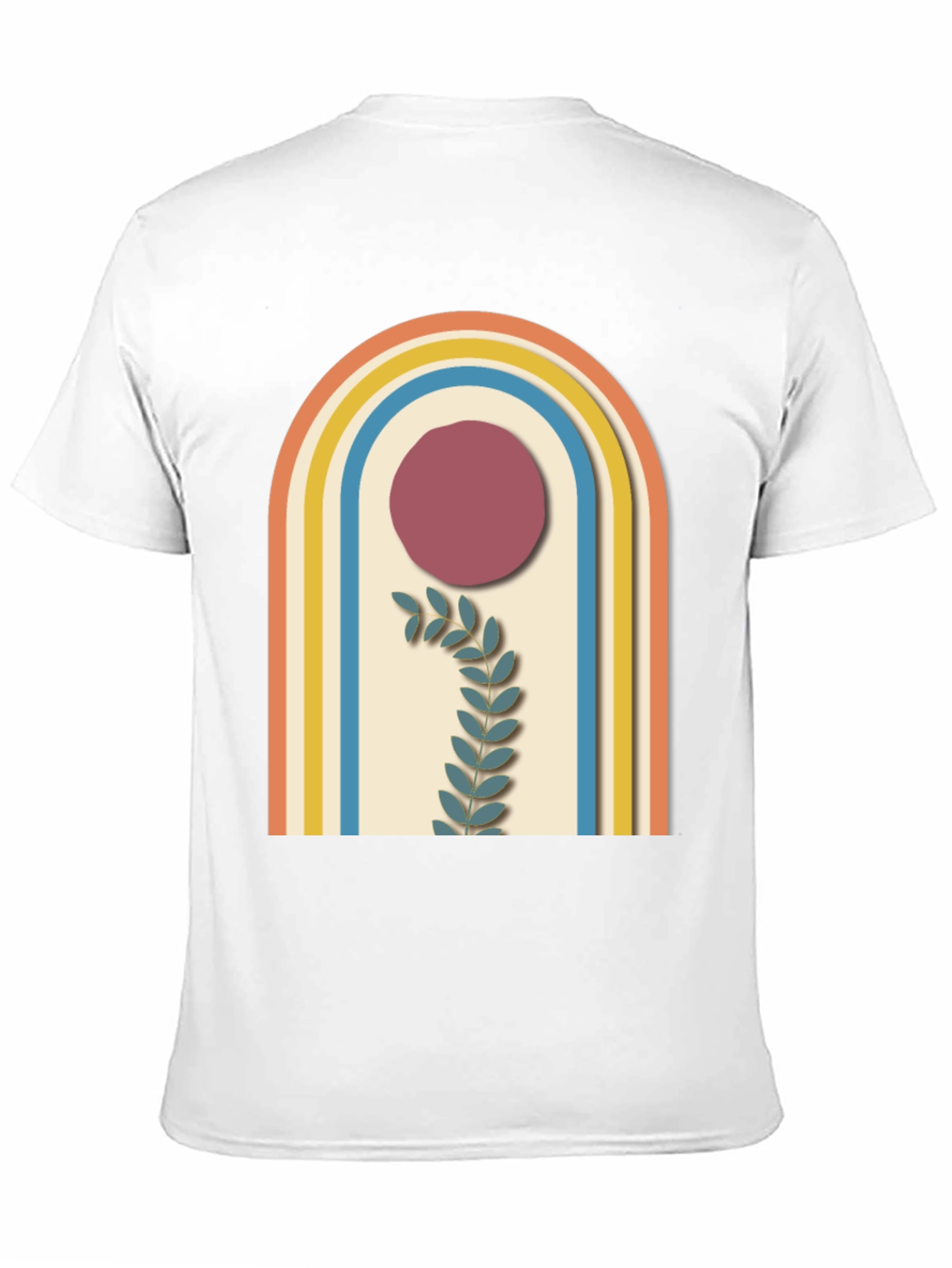 Retro Arch Graphic Tee - Stylish Casual Comfort