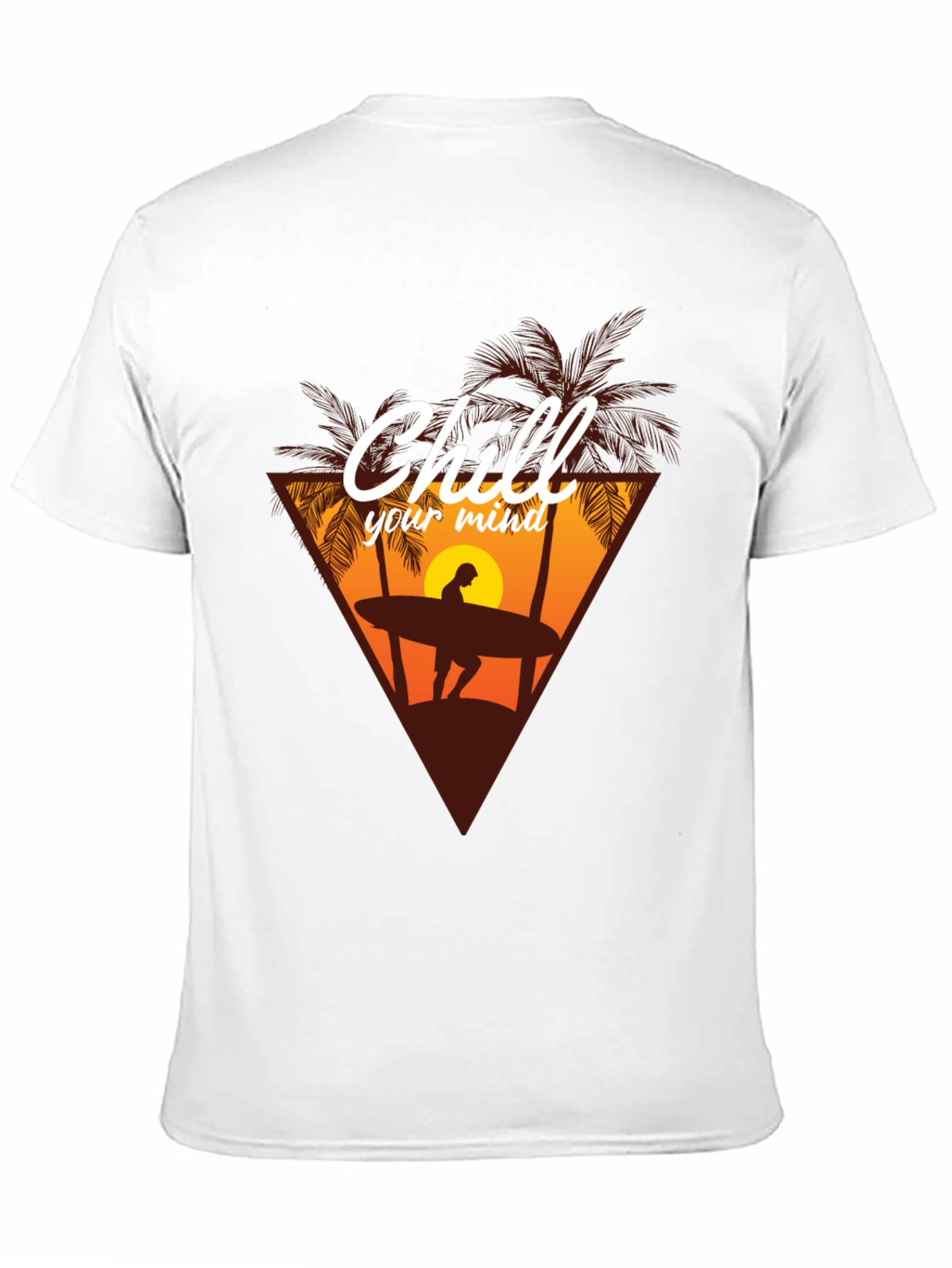 Chill Your Mind Black Graphic Tee
