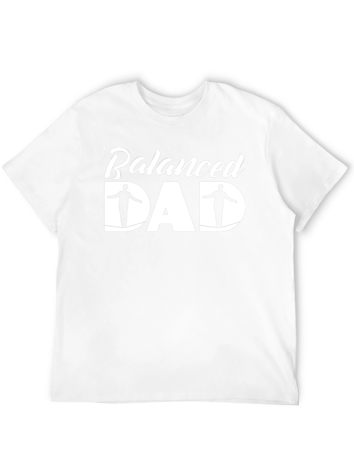 Balanced Dad Graphic Tee - Black Cotton T-Shirt