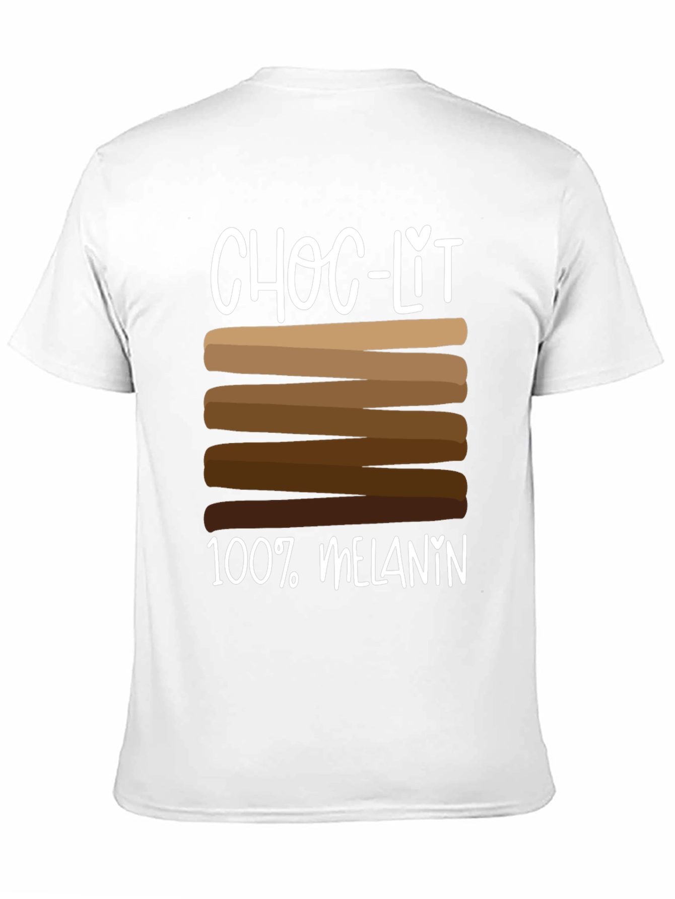 Choc-Lit 100% Melanin T-Shirt - Black Pride Tee