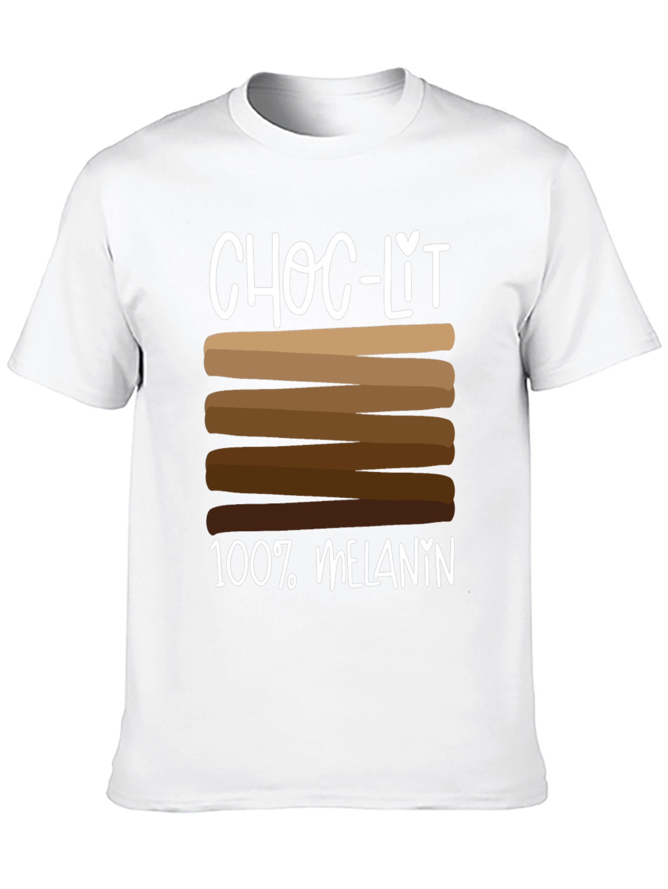 Choc-Lit 100% Melanin T-Shirt - Black Pride Tee