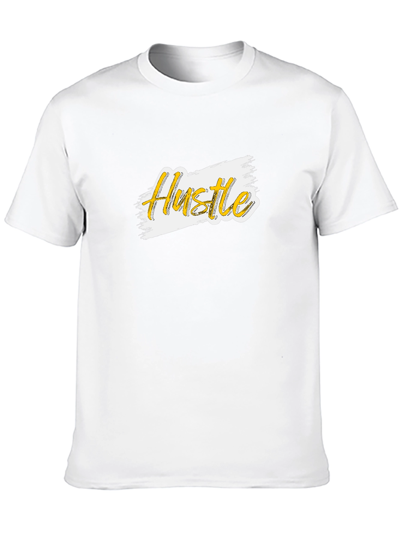 Hustle Graphic Print Black T-Shirt