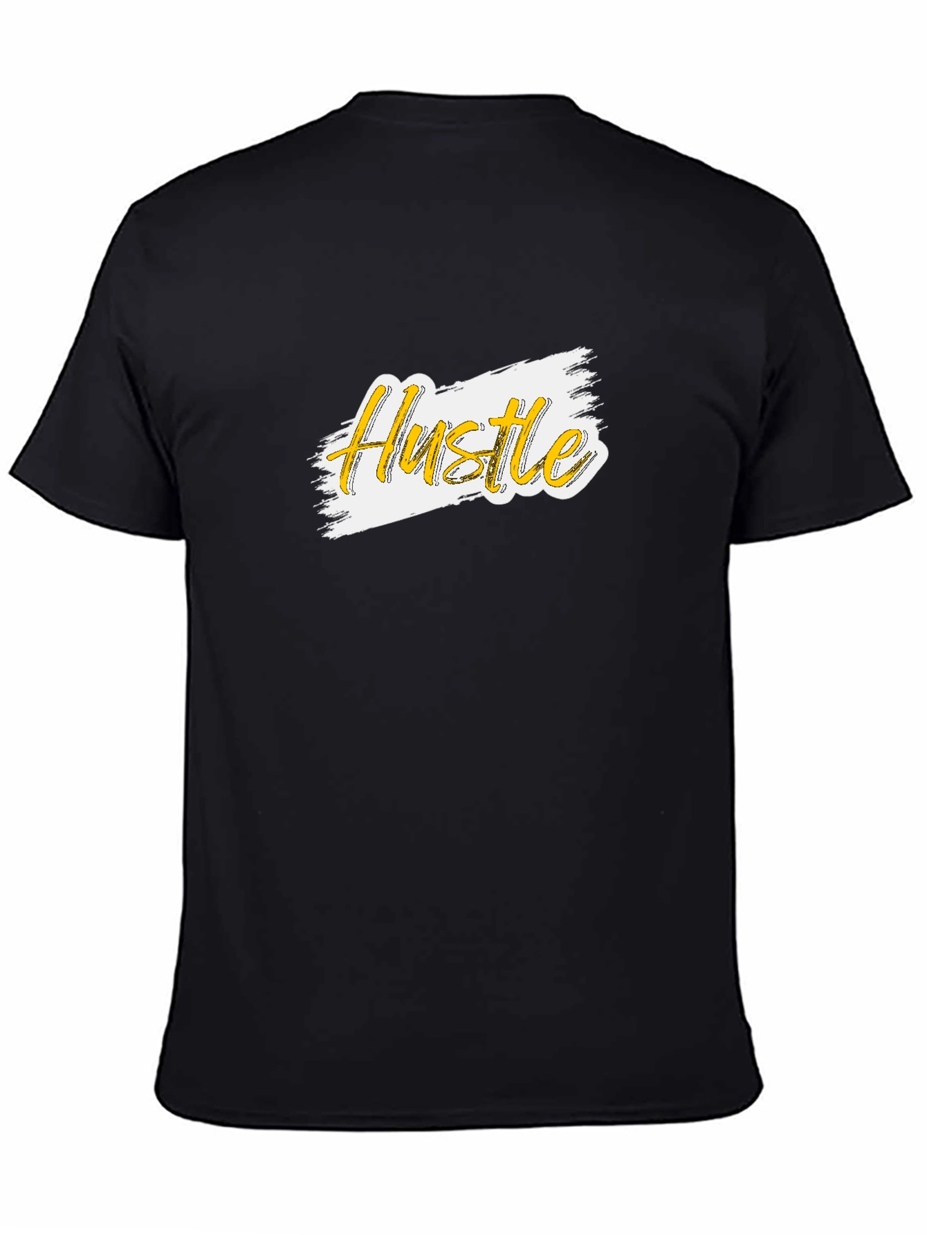 Hustle Graphic Print Black T-Shirt