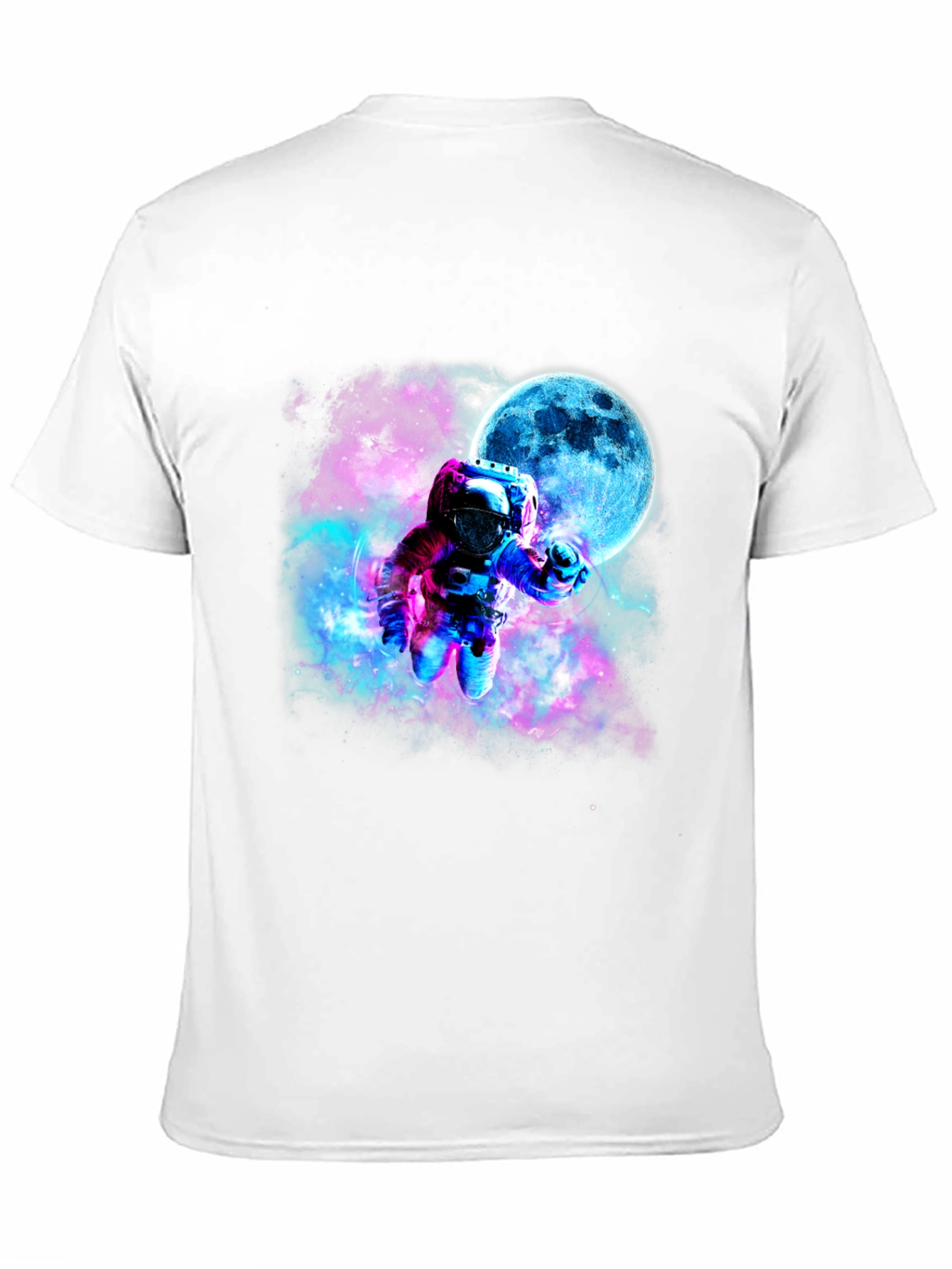 Astronaut Galaxy Black T-Shirt