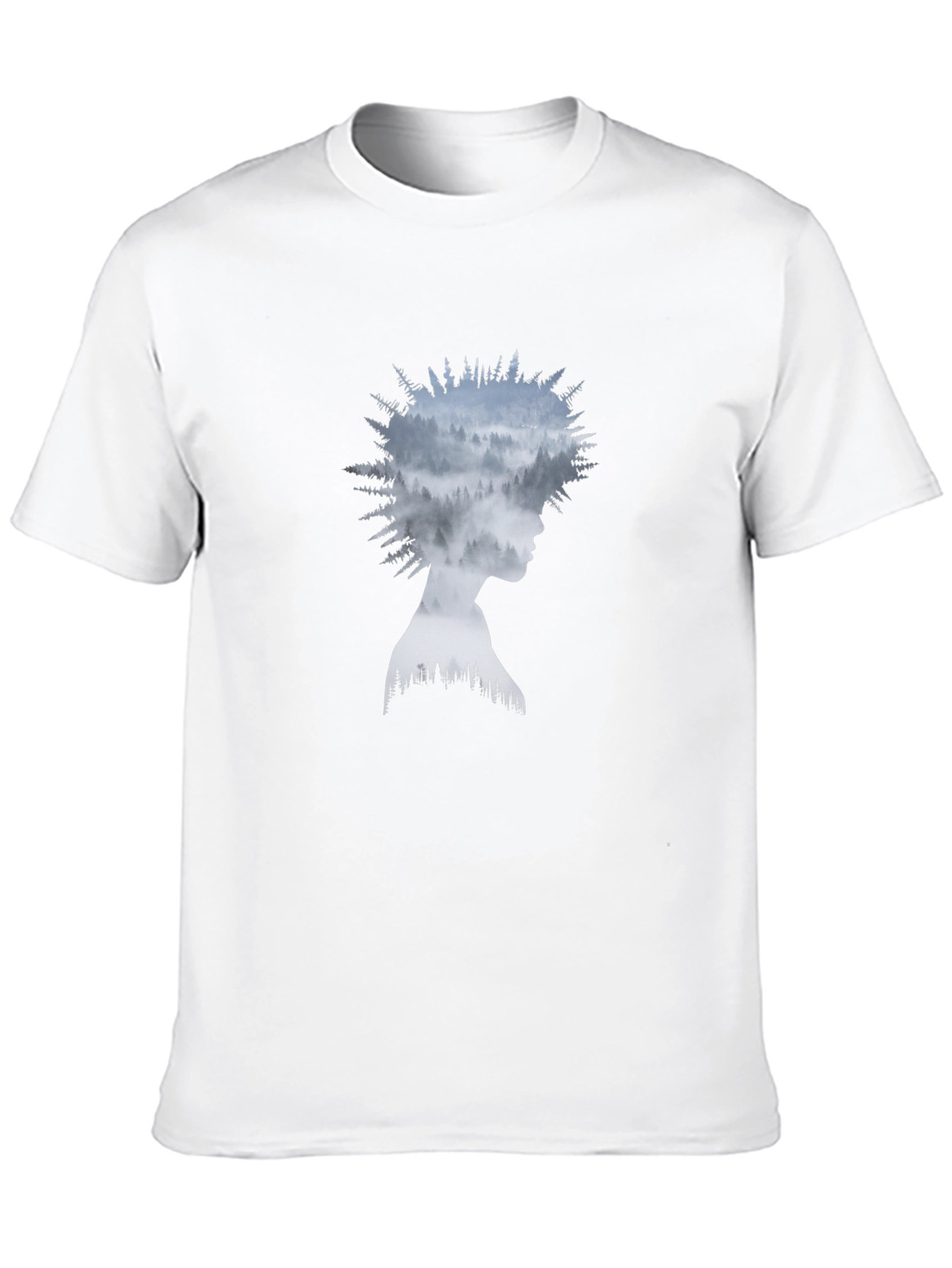 Nature Silhouette Graphic Tee - Stylish Unisex Fit