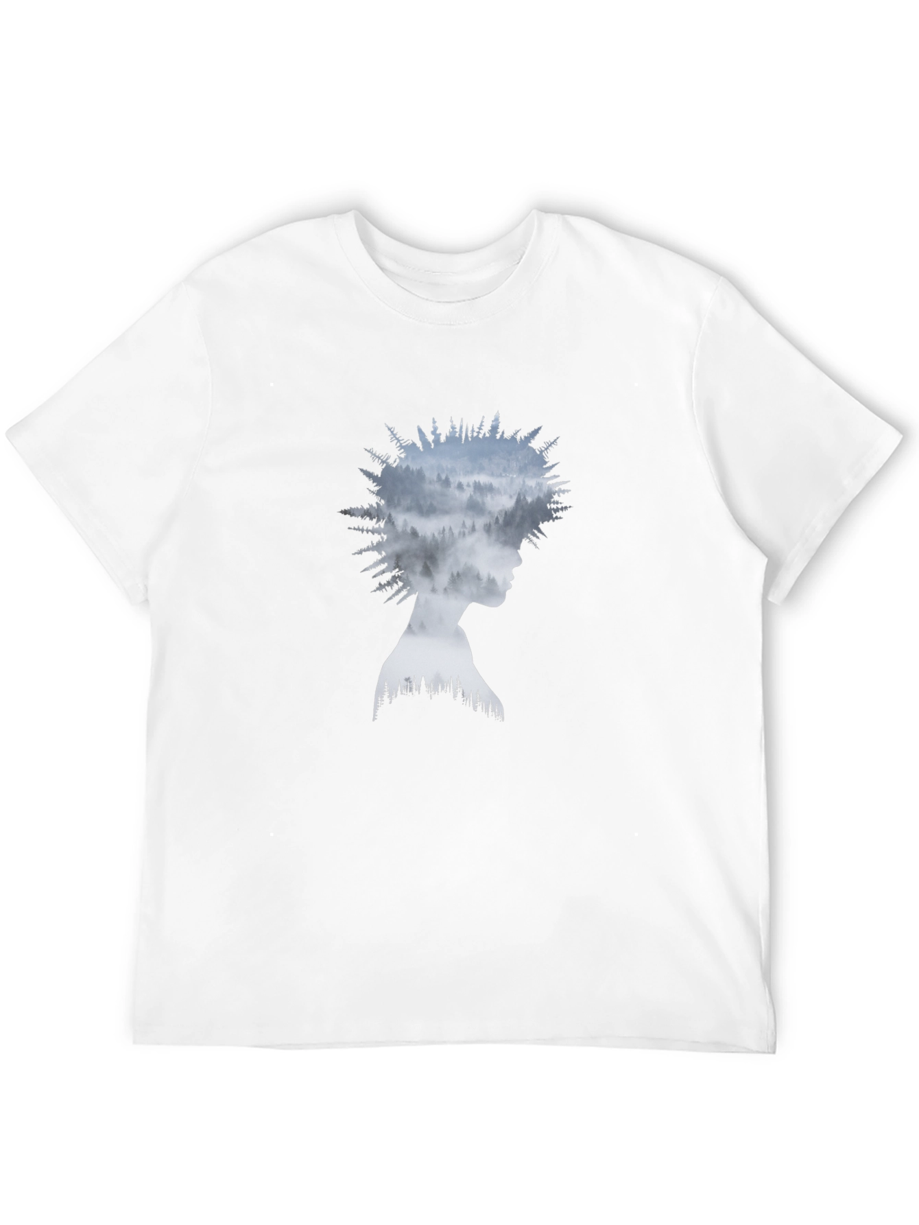 Nature Silhouette Graphic Tee - Stylish Unisex Fit