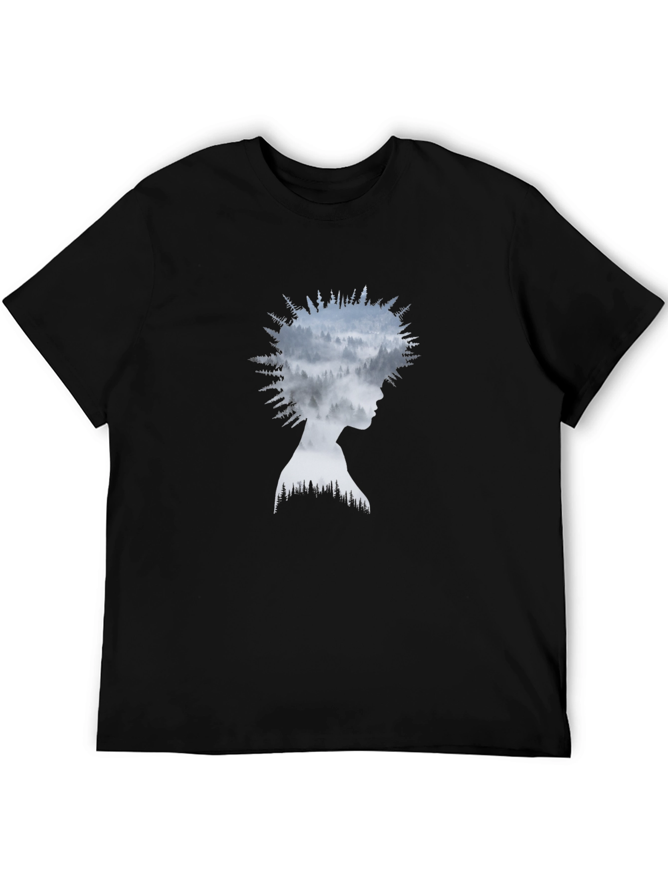 Nature Silhouette Graphic Tee - Stylish Unisex Fit