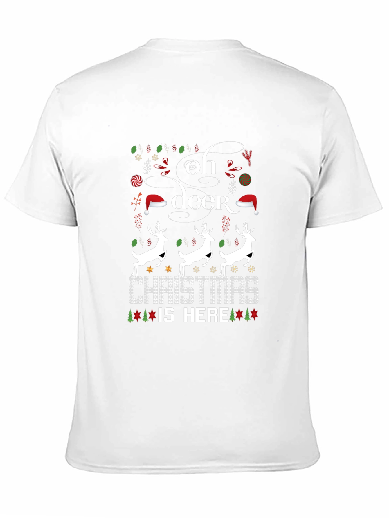 Oh Deer Christmas Is Here T-Shirt