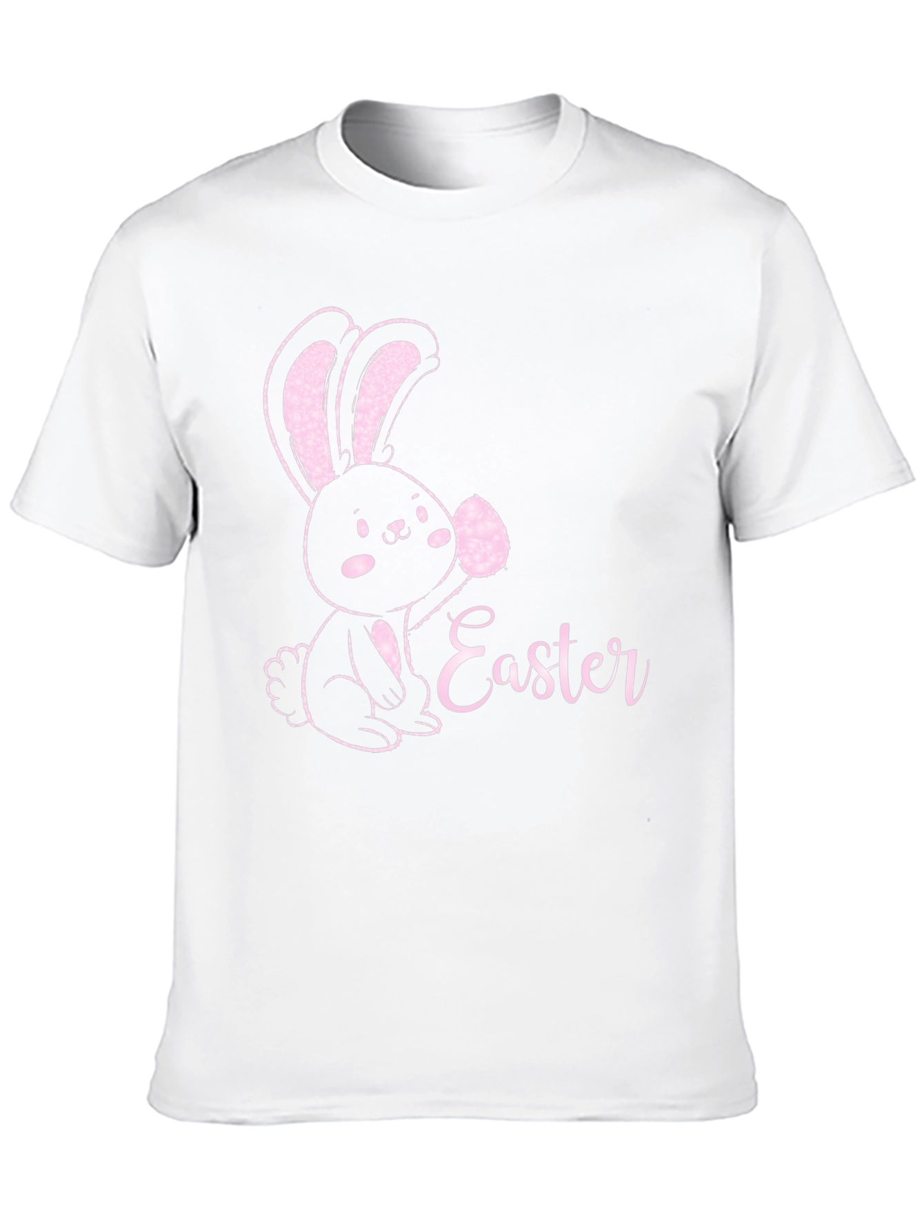 Easter Bunny T-Shirt Cute Black Tee