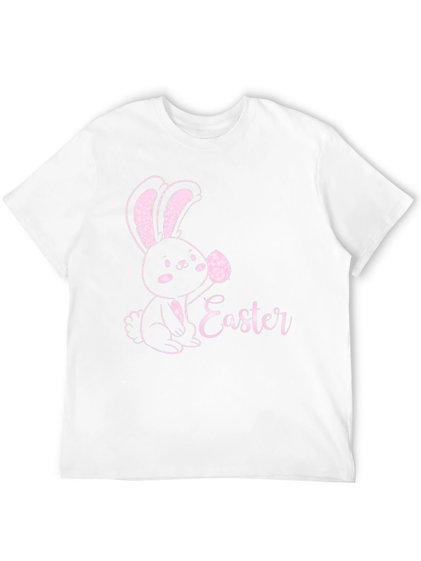 Easter Bunny T-Shirt Cute Black Tee