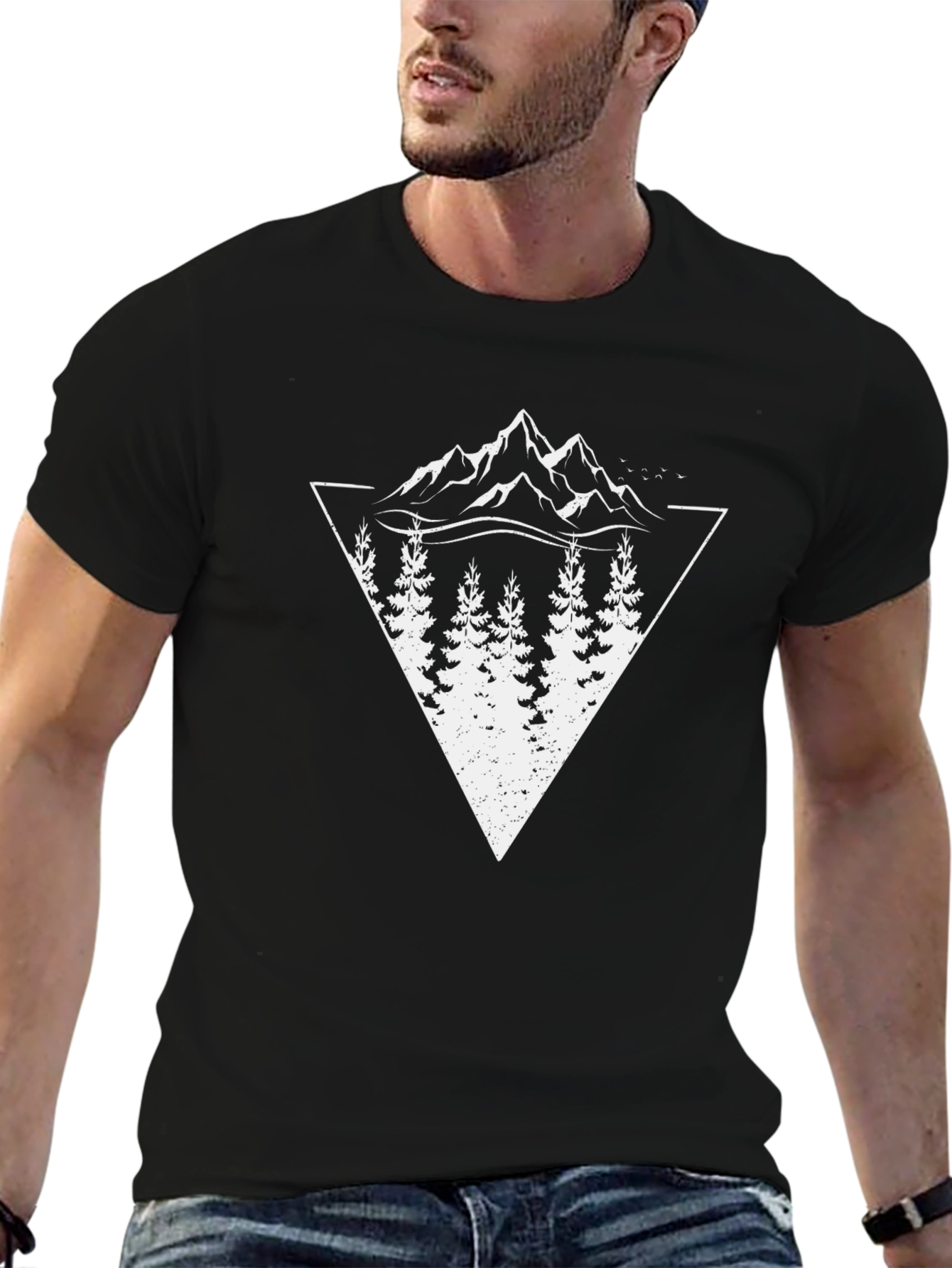 Mountain & Forest Triangle Graphic Tee