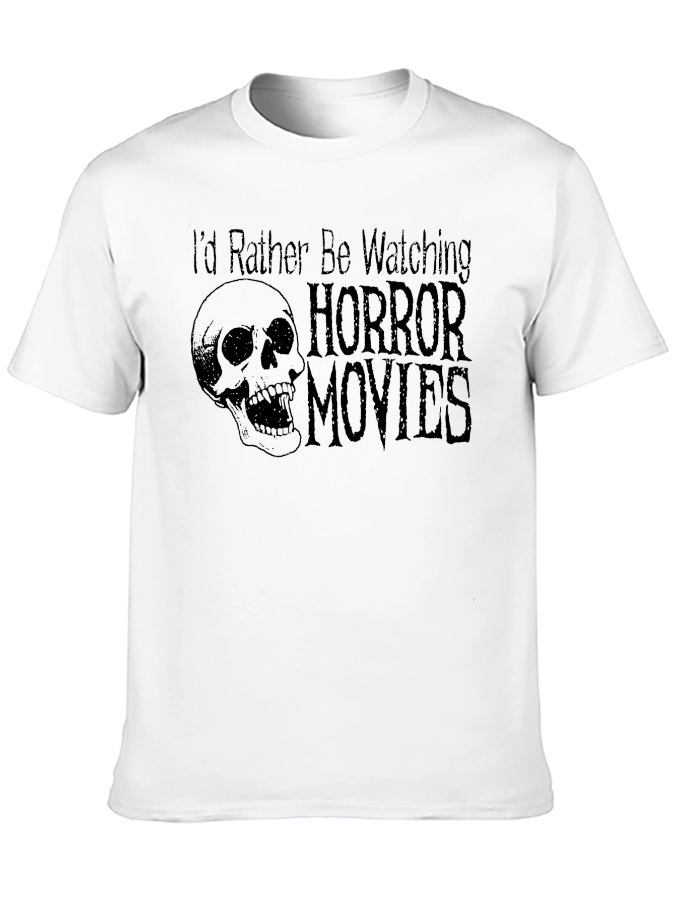Horror Movie T-Shirt - Skull Graphic Tee