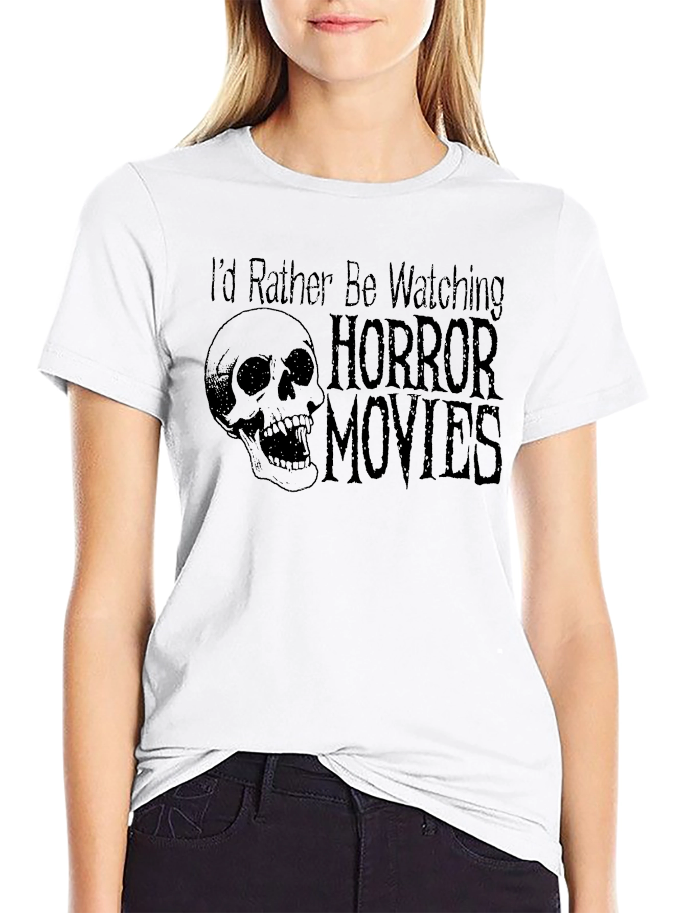Horror Movie T-Shirt - Skull Graphic Tee
