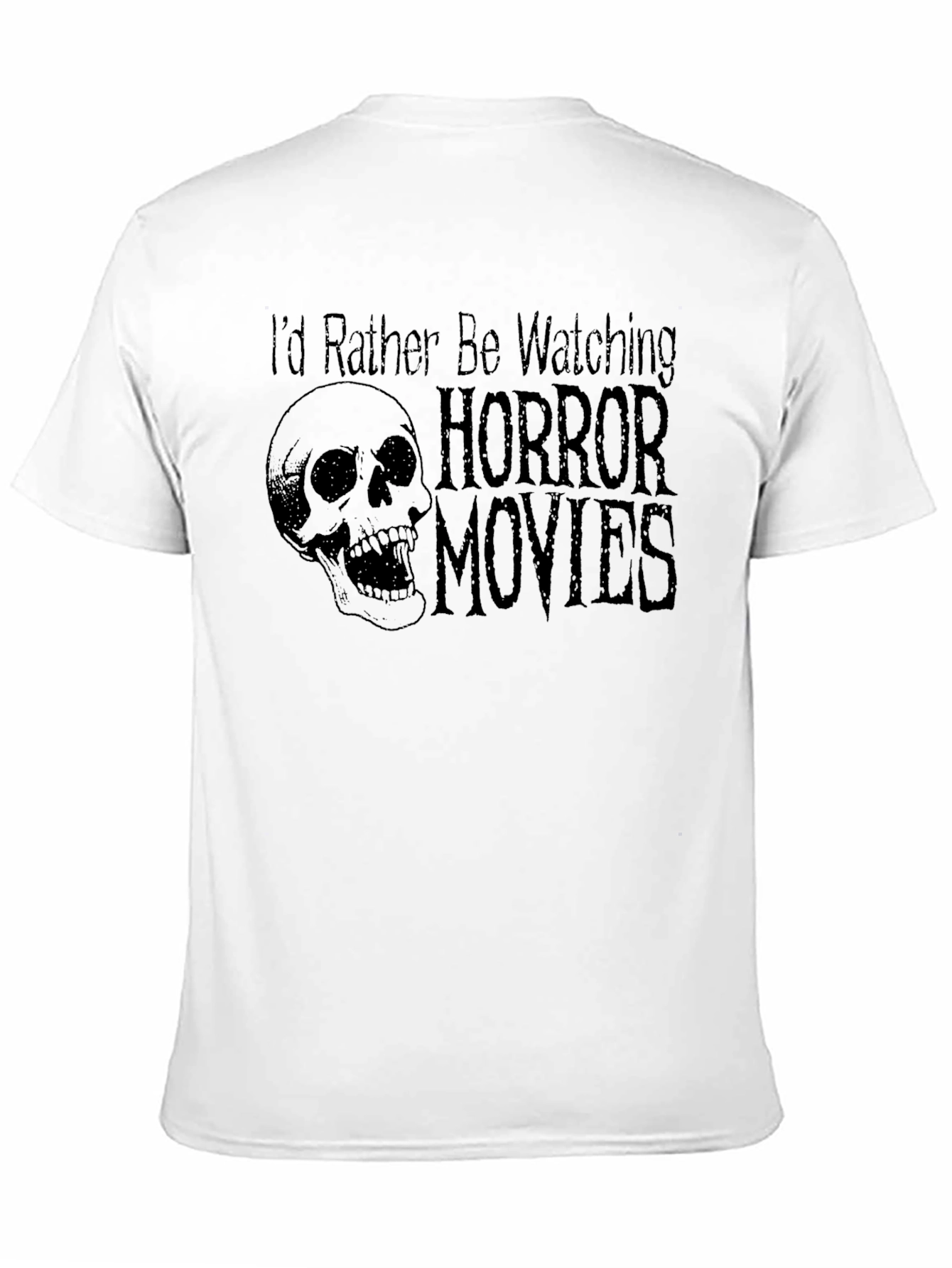 Horror Movie T-Shirt - Skull Graphic Tee