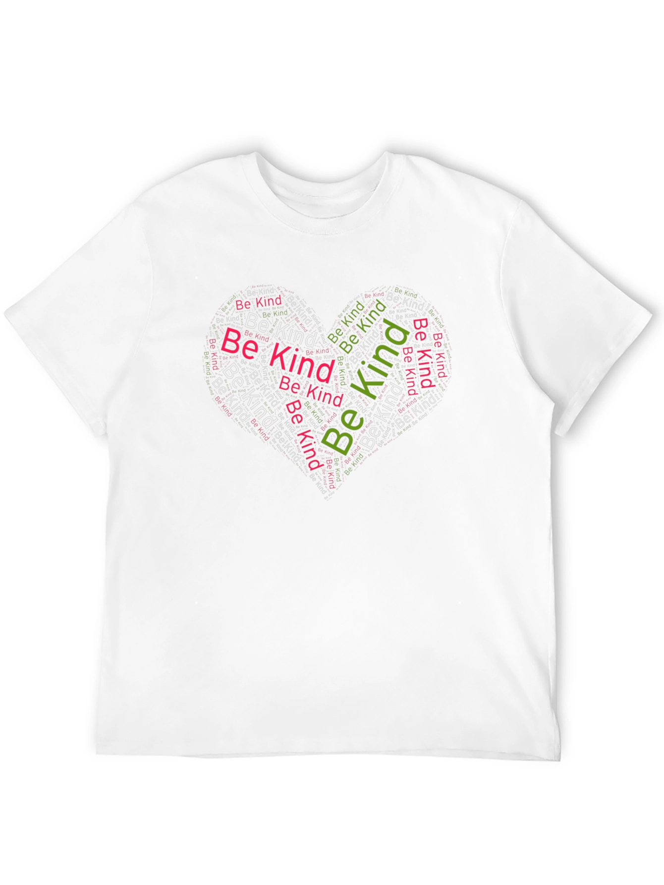 Be Kind Heart T-Shirt - Positive Message Tee
