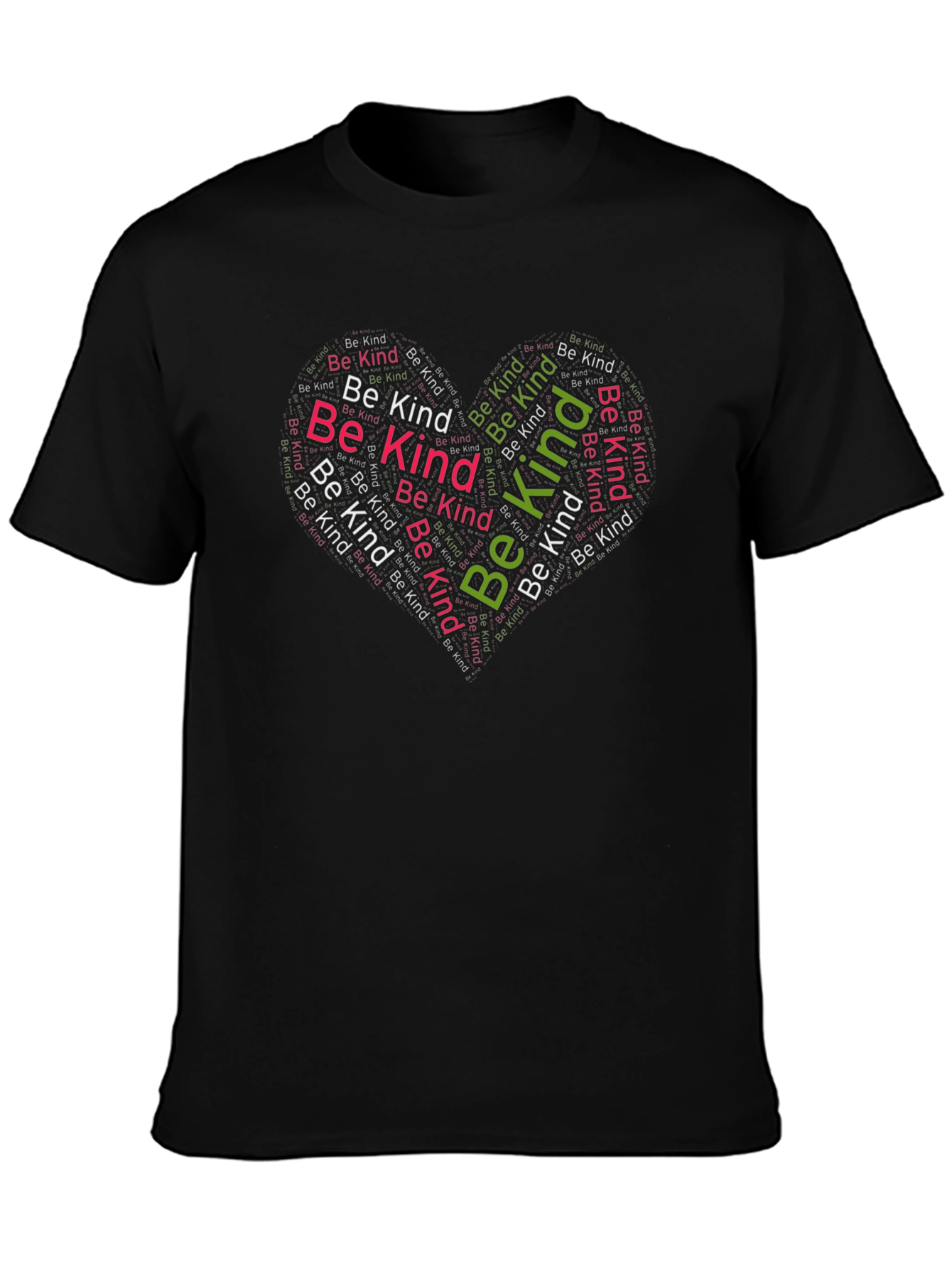 Be Kind Heart T-Shirt - Positive Message Tee