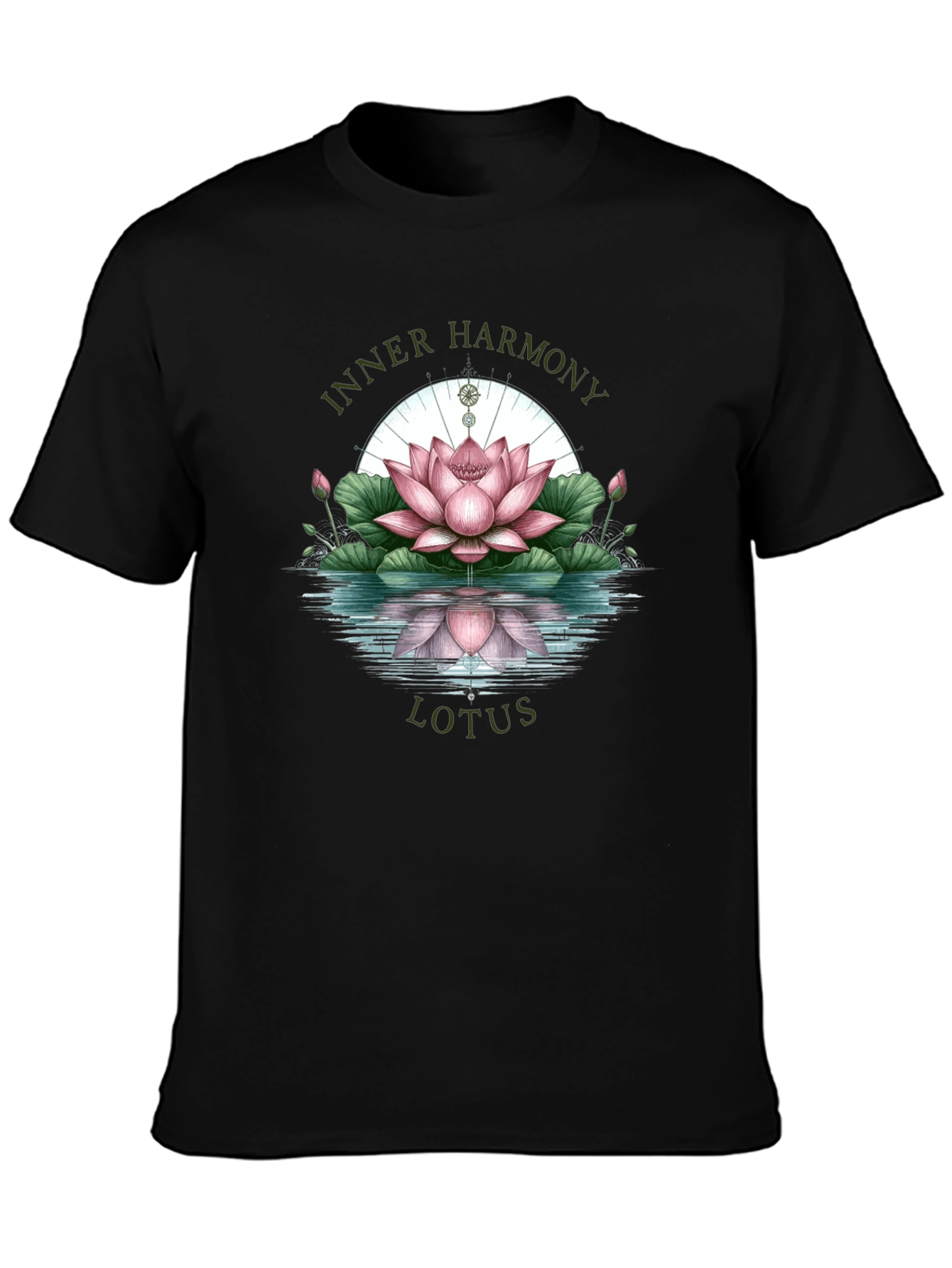 Inner Harmony Lotus Graphic Tee - Relaxed Fit