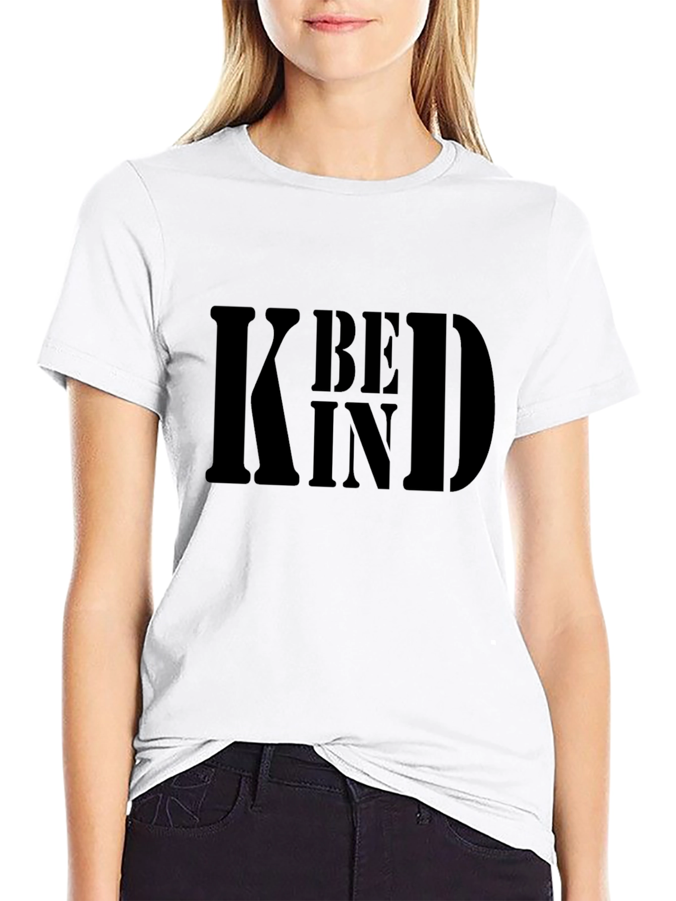 Be Kind Black Graphic Tee