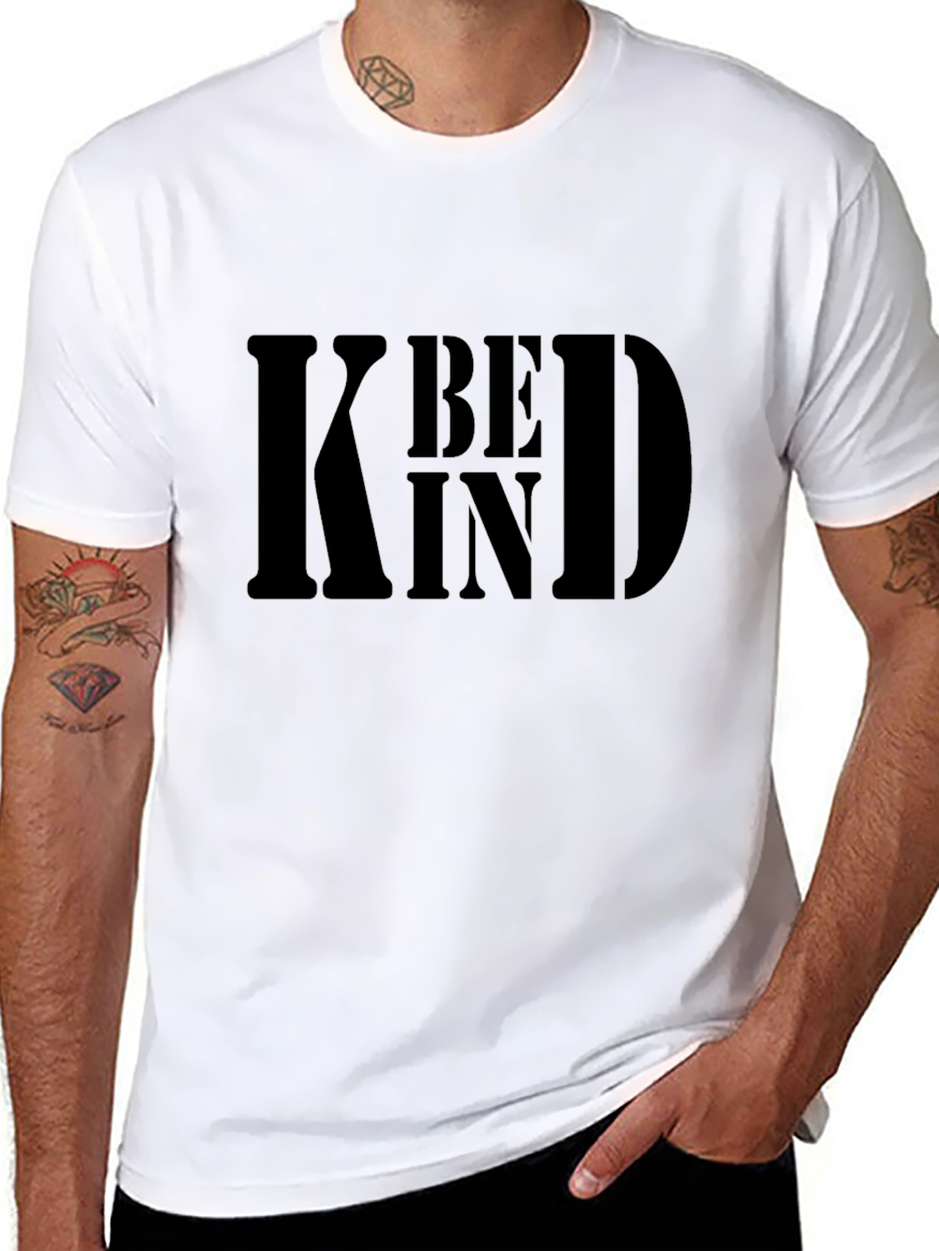 Be Kind Black Graphic Tee