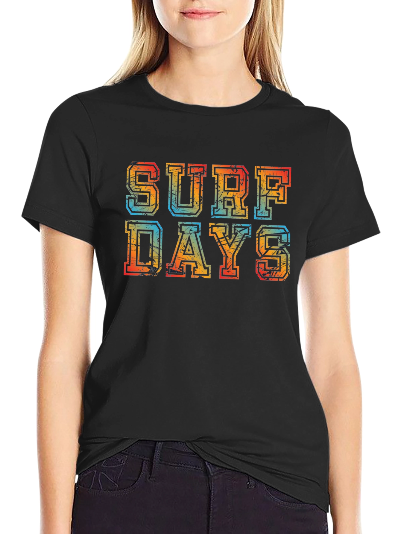 Surf Days Retro Graphic T-Shirt