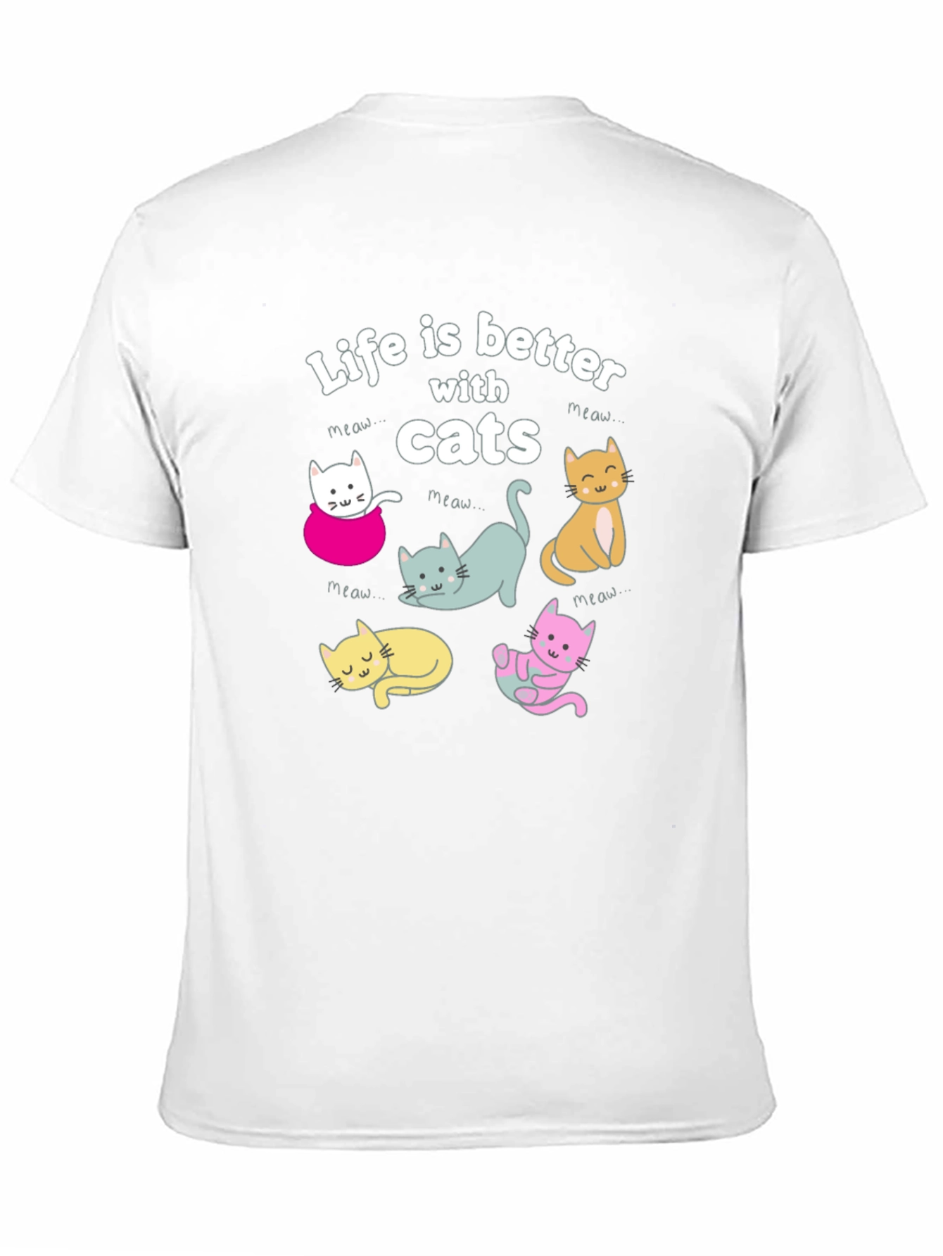 Life is Better with Cats T-Shirt