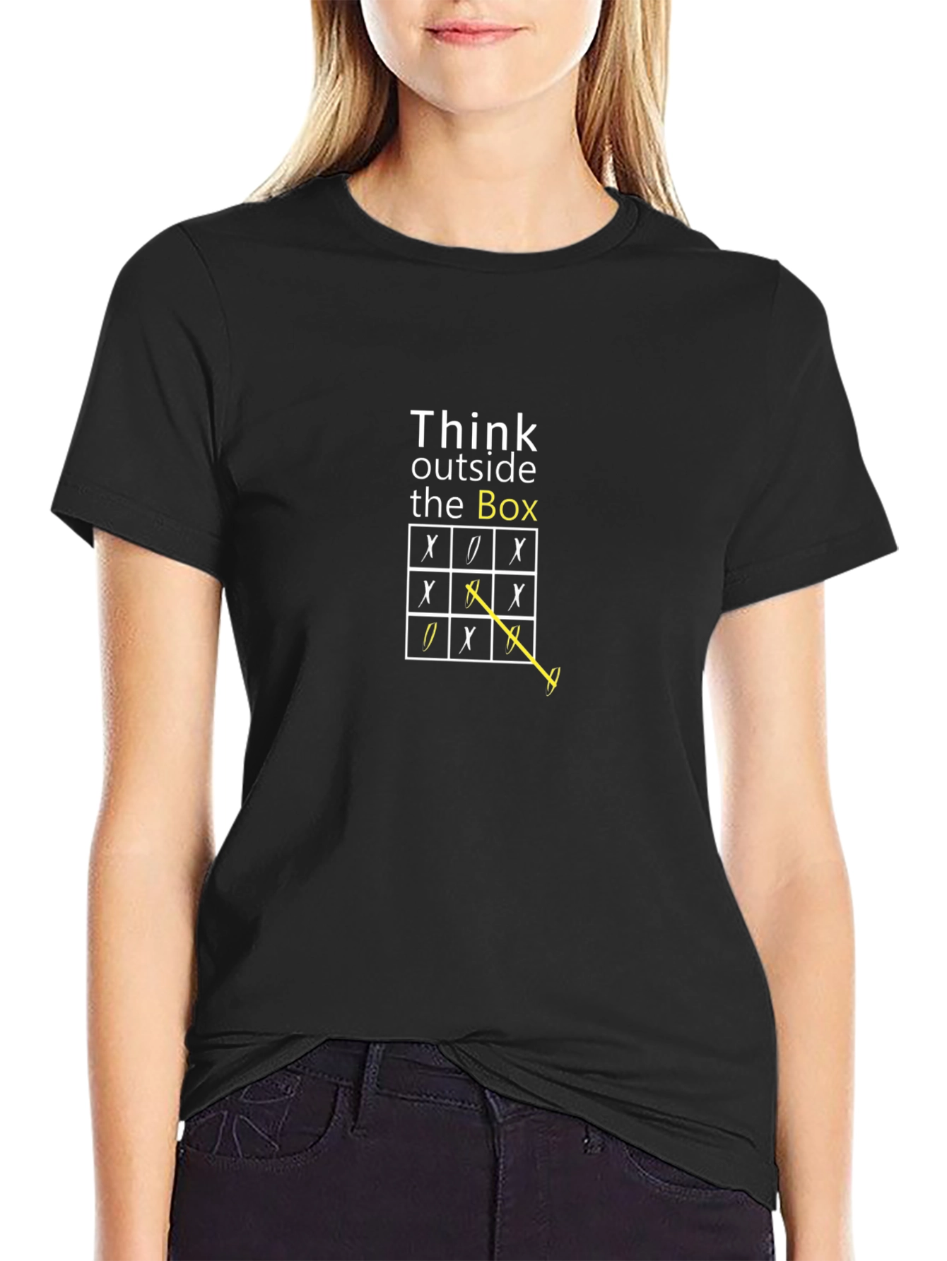 Think Outside the Box Graphic T-Shirt - Unisex