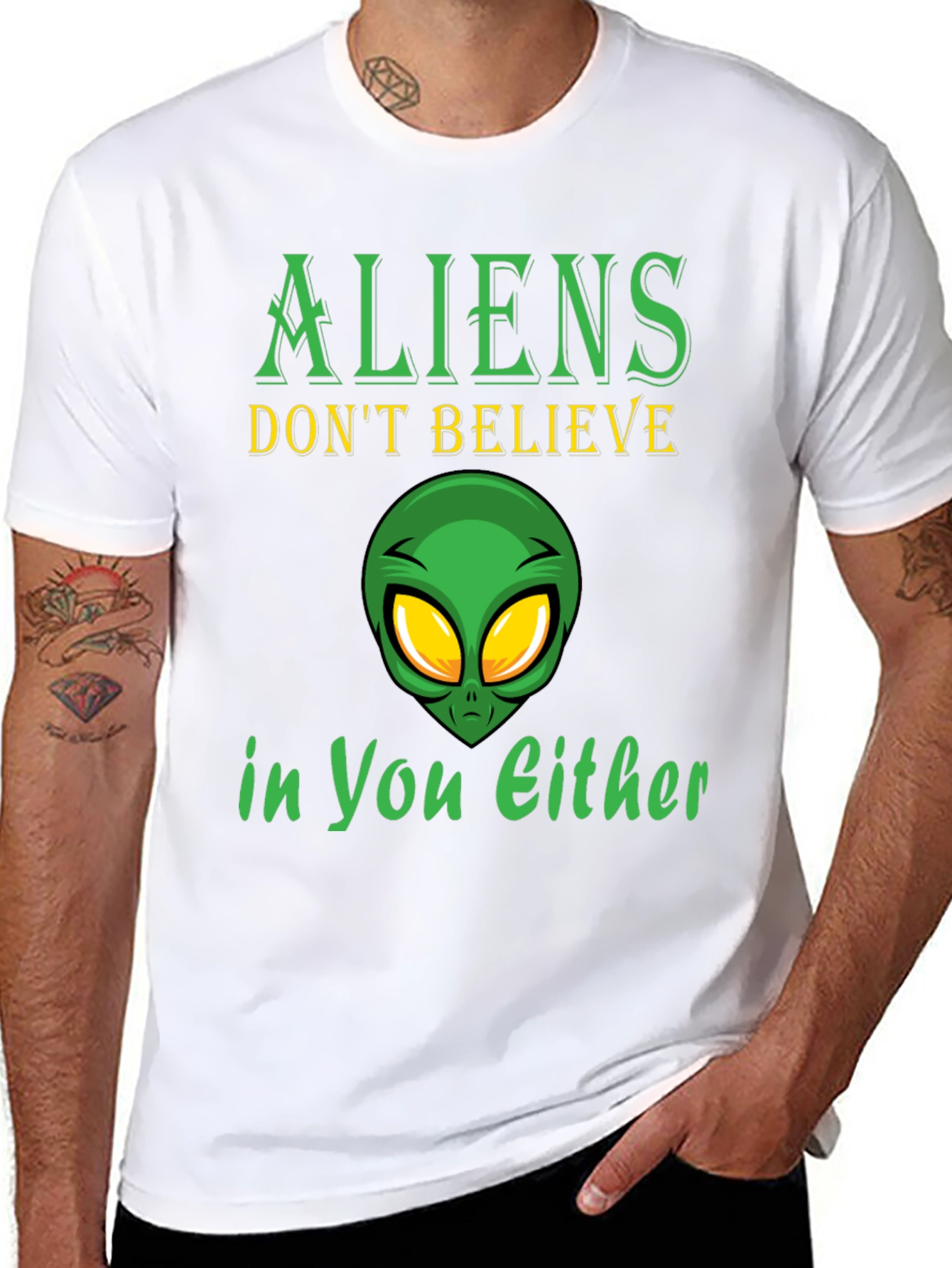 Aliens Dont Believe in You Either T-Shirt