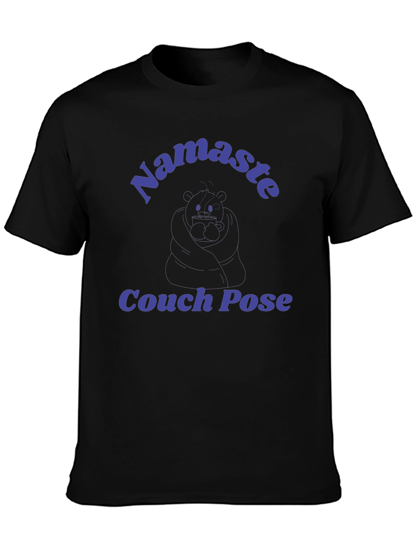 Namaste Couch Pose Graphic Tee - Relax in Style
