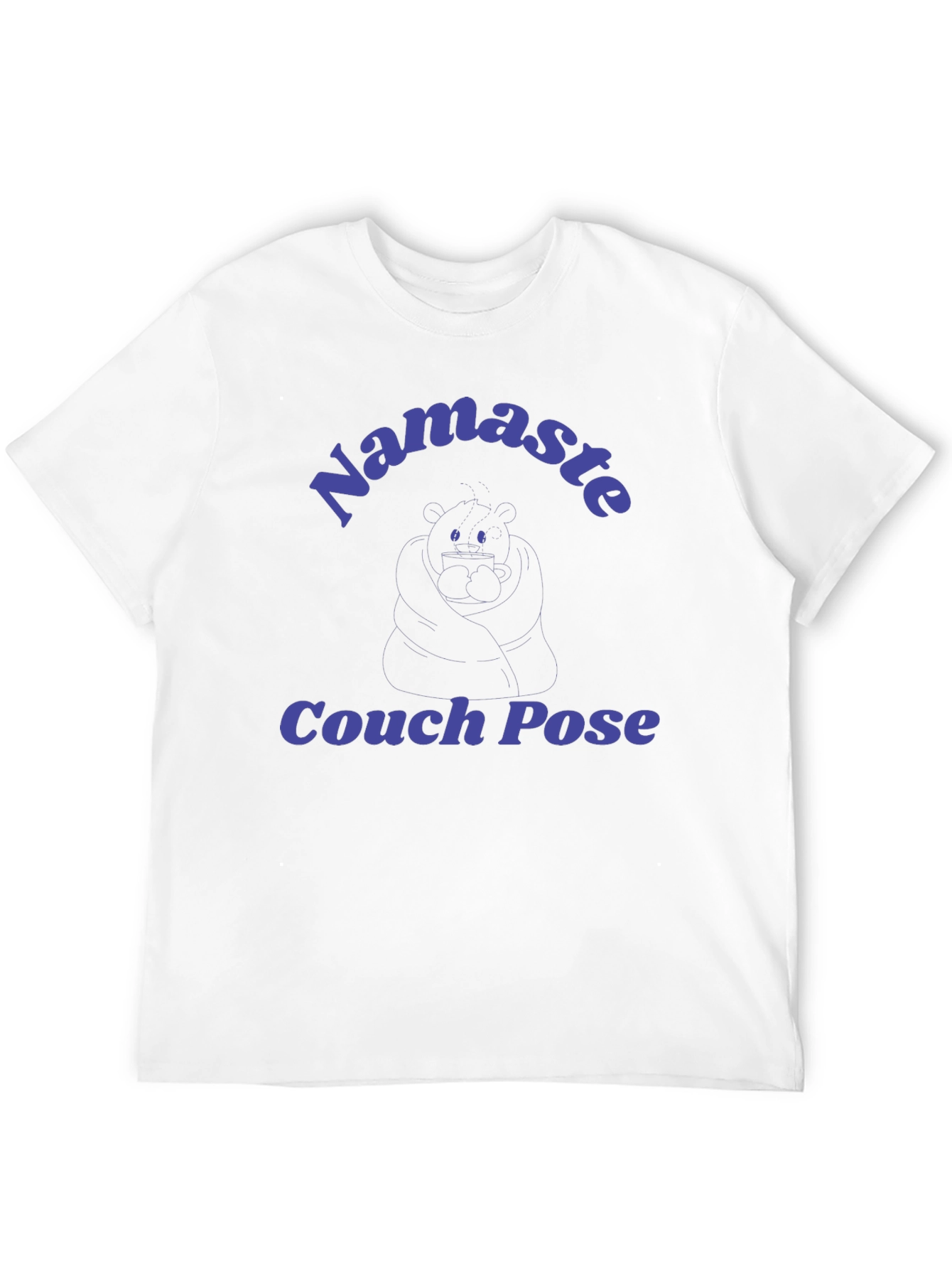 Namaste Couch Pose Graphic Tee - Relax in Style