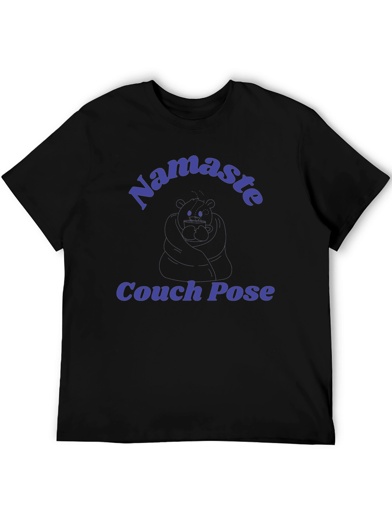 Namaste Couch Pose Graphic Tee - Relax in Style