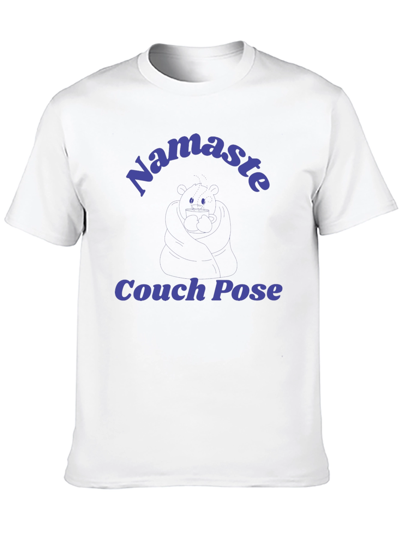 Namaste Couch Pose Graphic Tee - Relax in Style