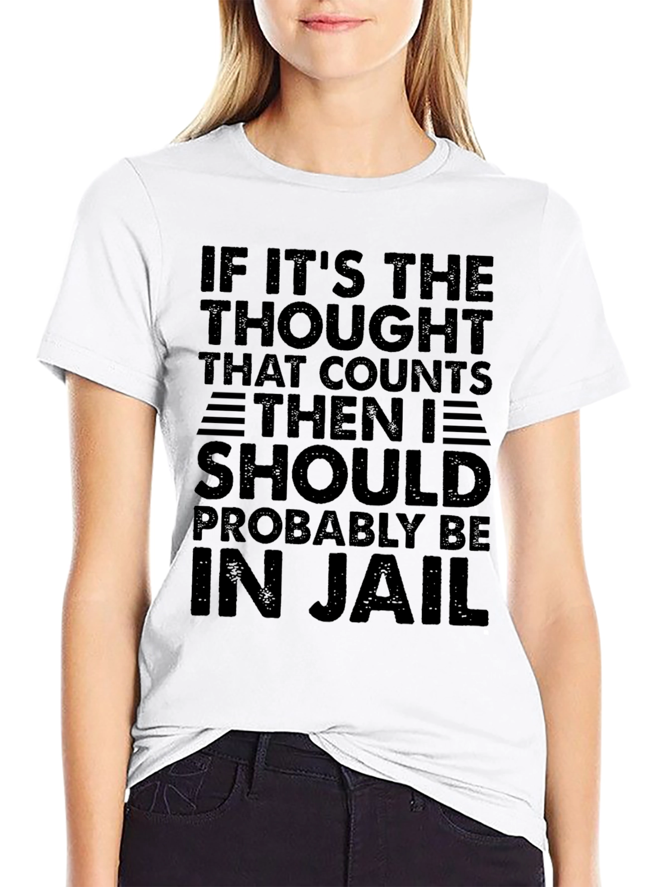 Humorous Jail Thought T-Shirt