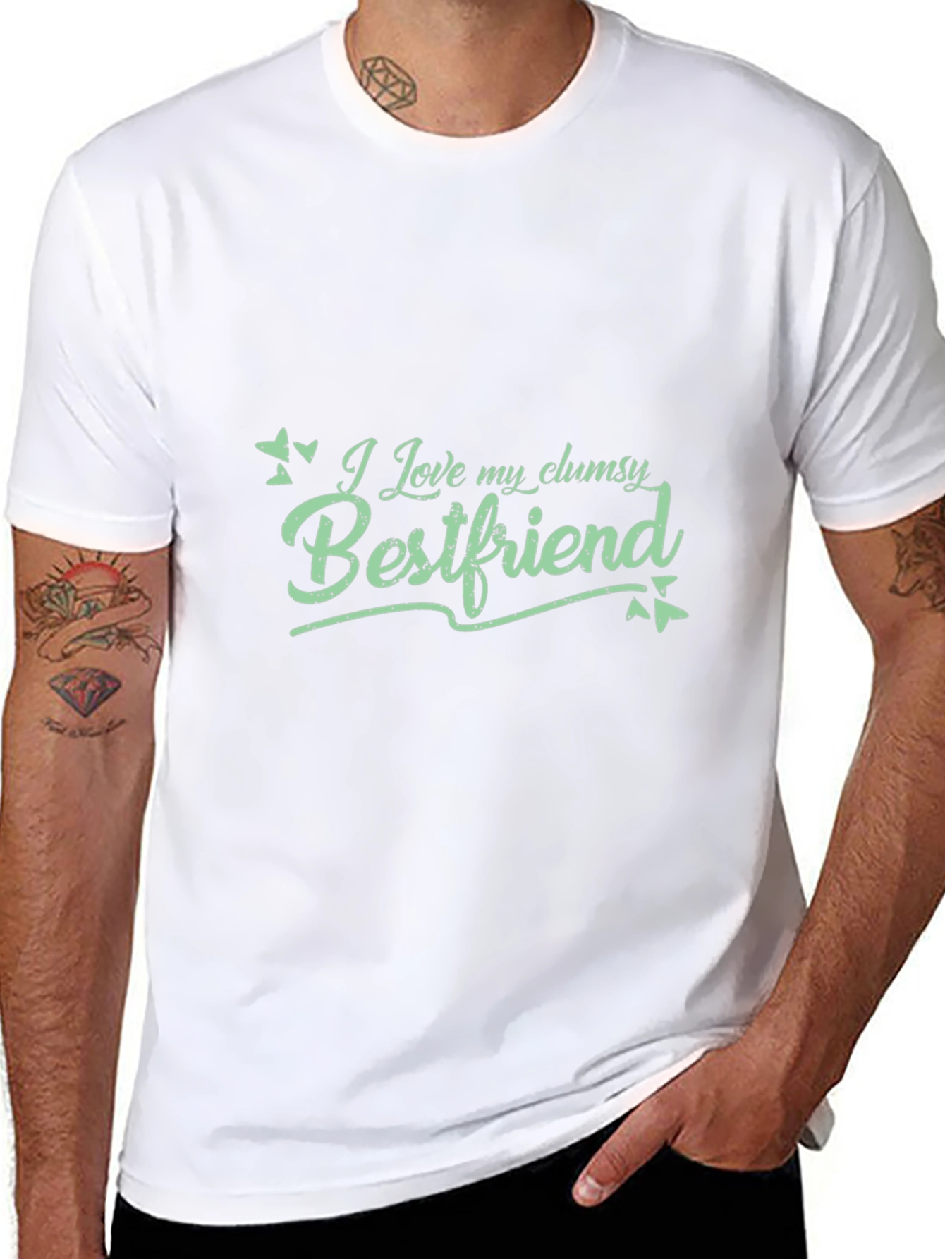 I Love My Clumsy Bestfriend Graphic Tee