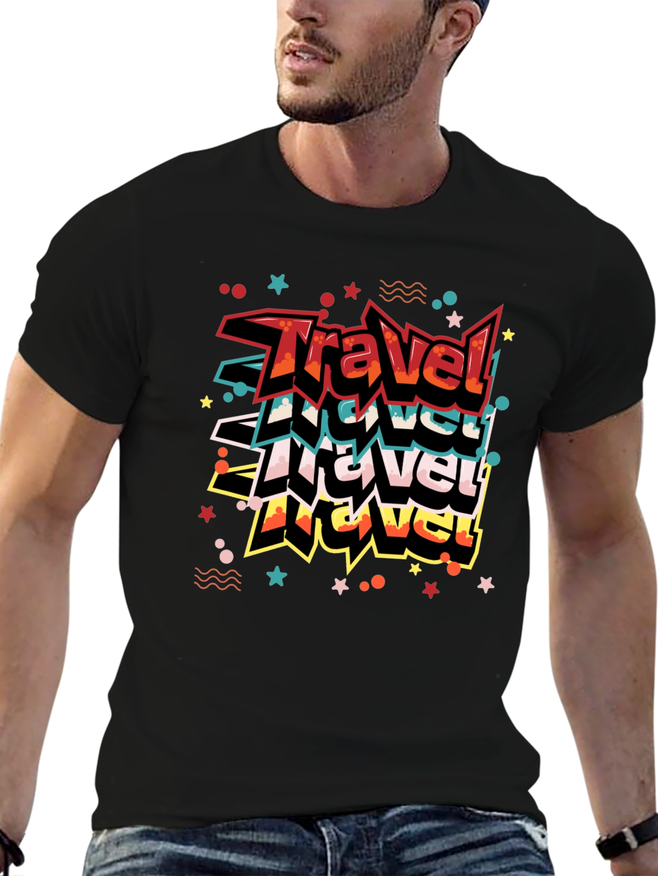 Travel T-Shirt - Stylish Adventure Tee for Men