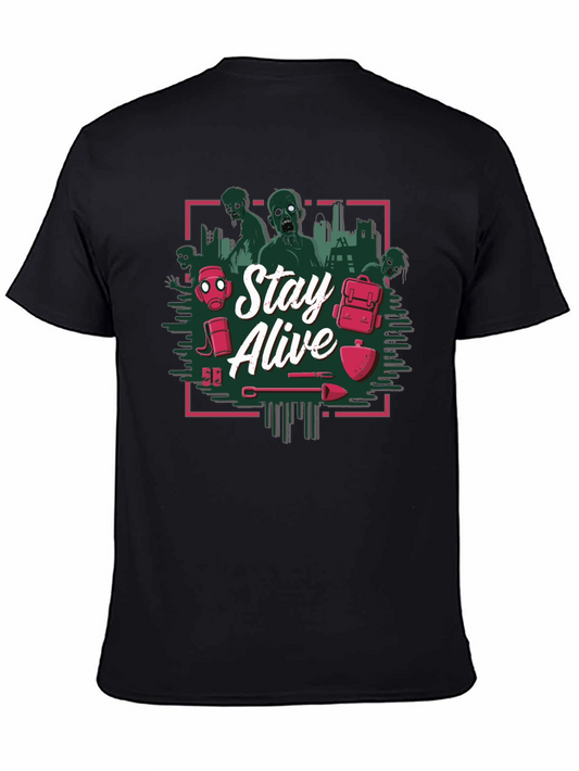 Stay Alive Zombie Apocalypse T-Shirt