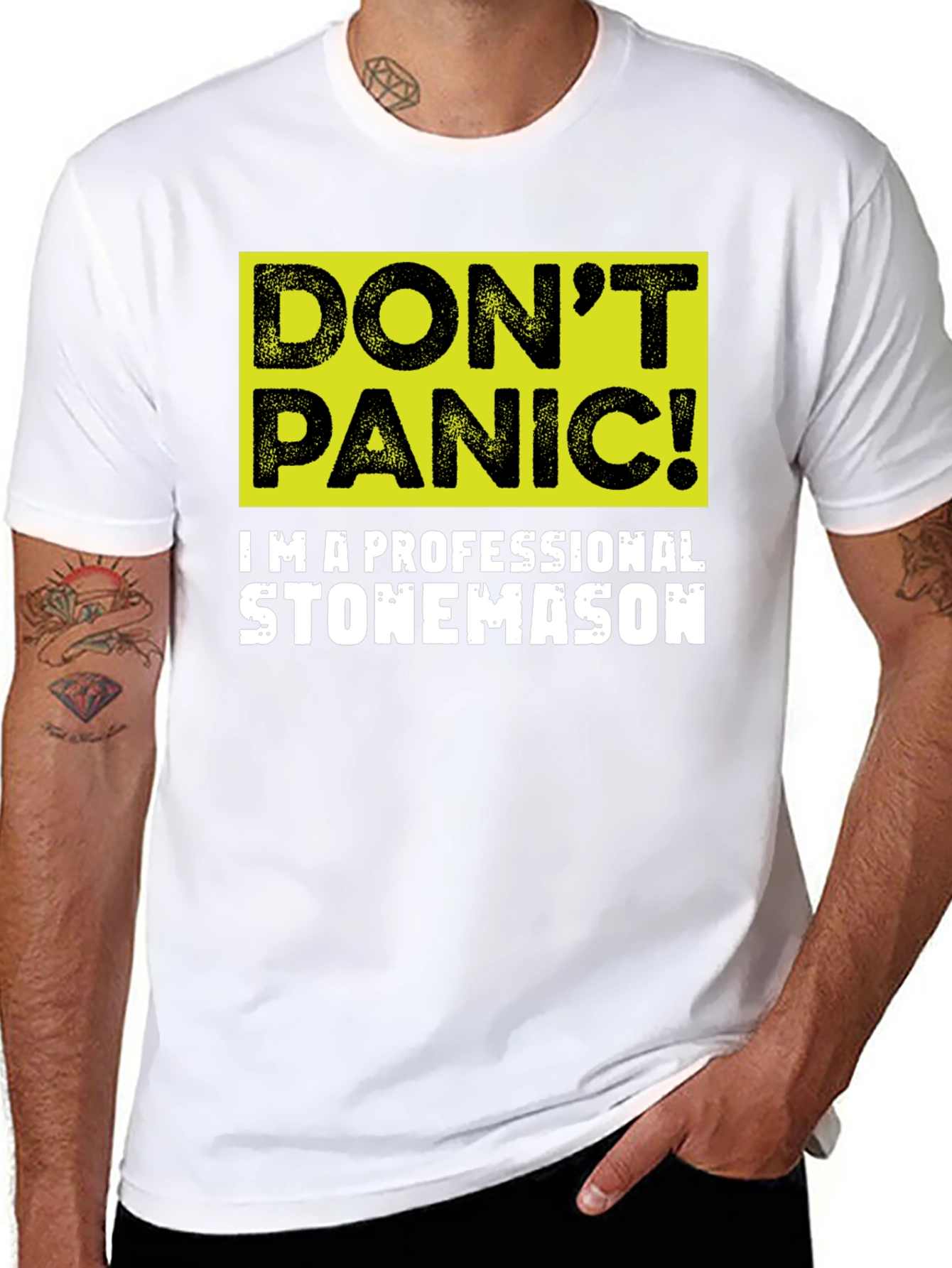 Dont Panic Stonemason T-Shirt
