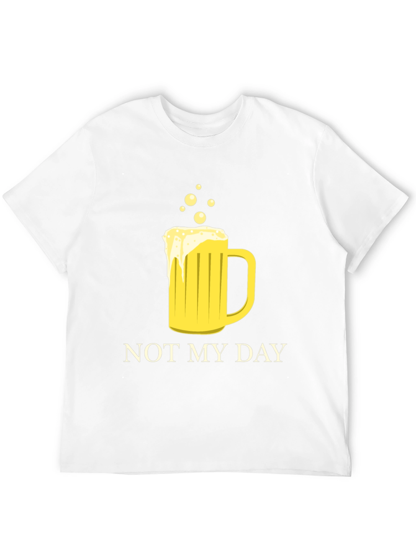 Not My Day Beer Mug Graphic T-Shirt